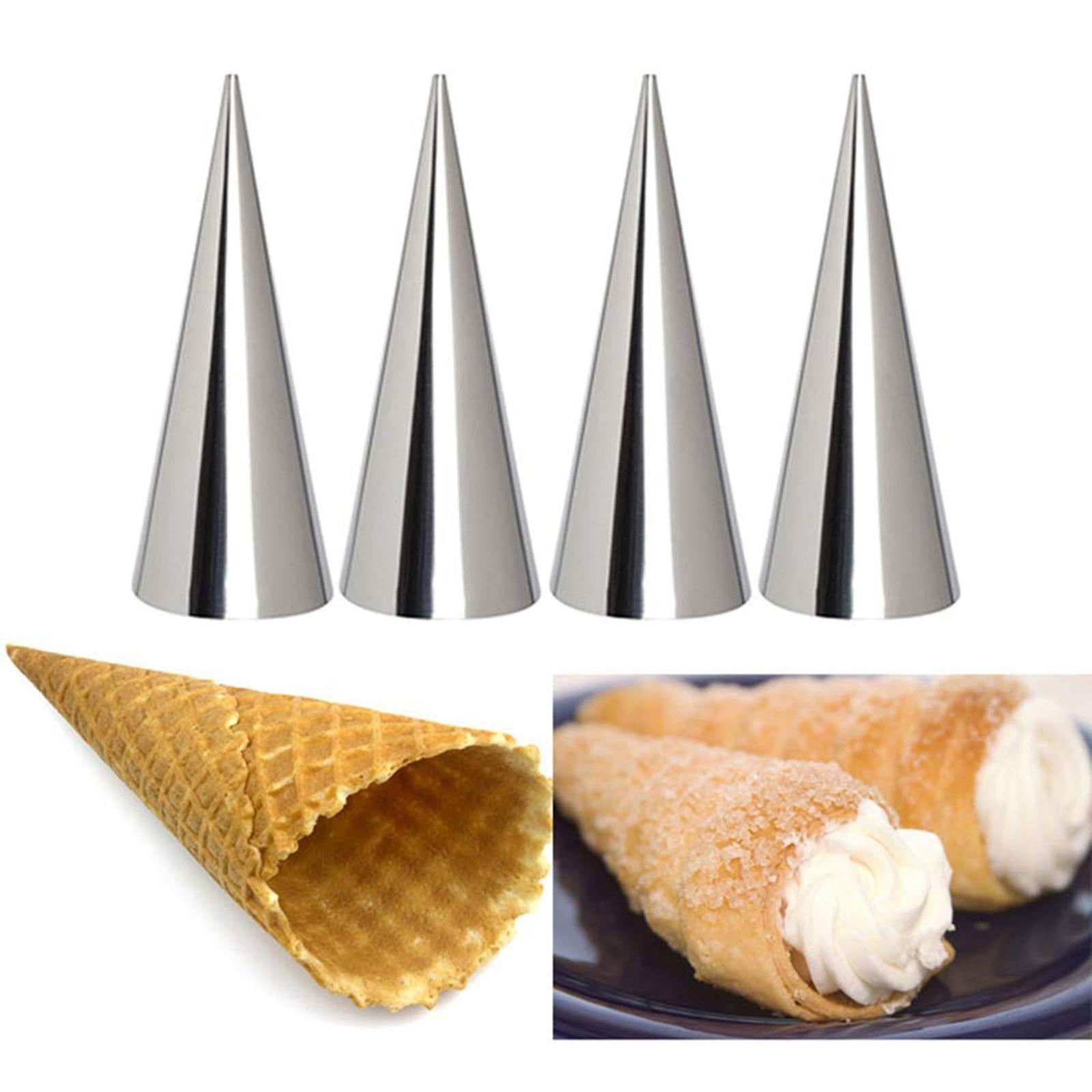 21x Cannoli Form Tubes Baking Tubes for Pastry Chocolate Cones Desserts