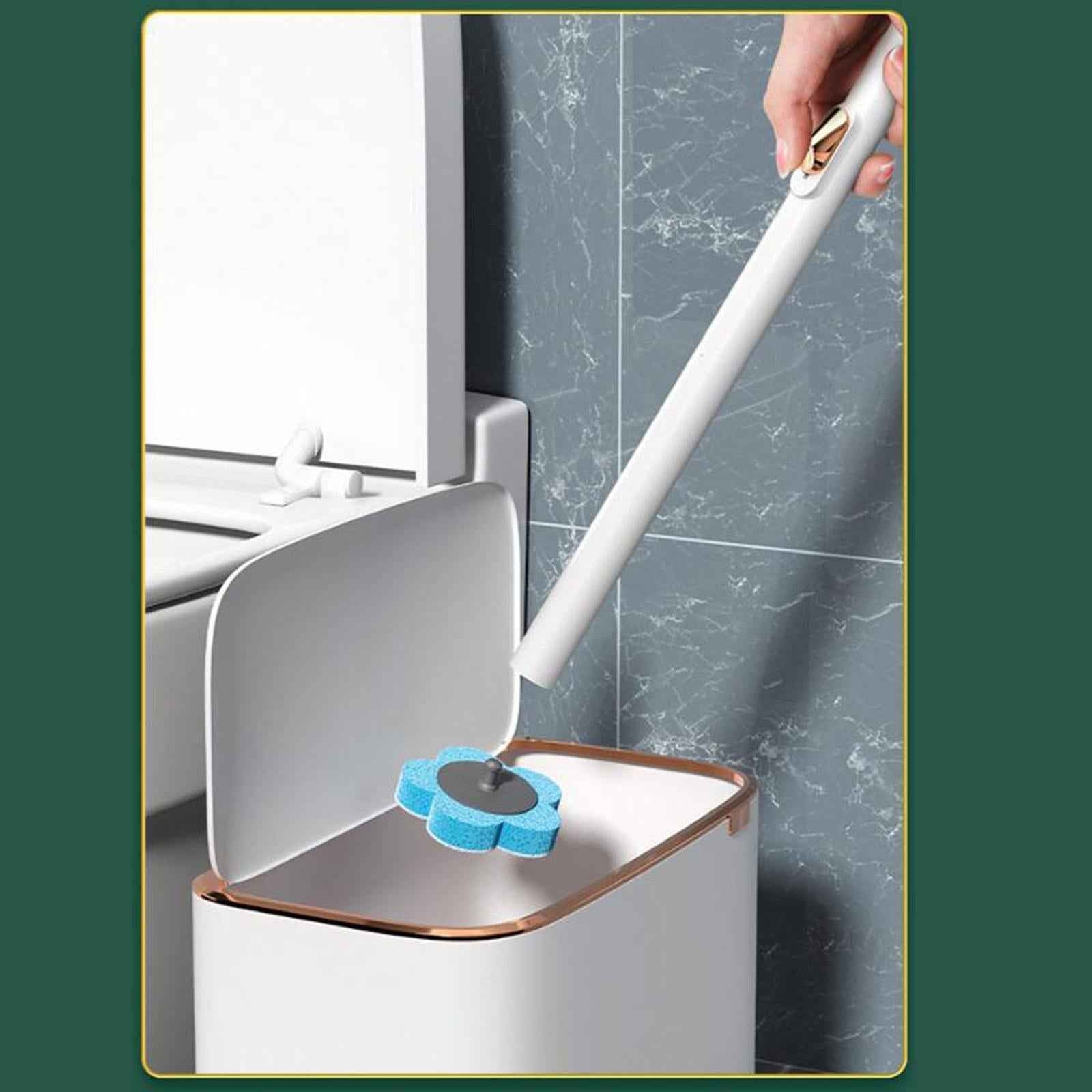 Disposable Toilet Brush Toilet Bowl Brush Refill Head 10 Blue Bursh  Head