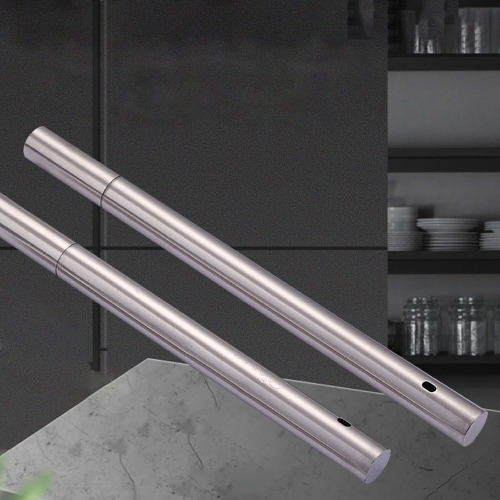 4xPortable Kabob Skewers Storage Tool Metal Rolling Pin for Grills Tools