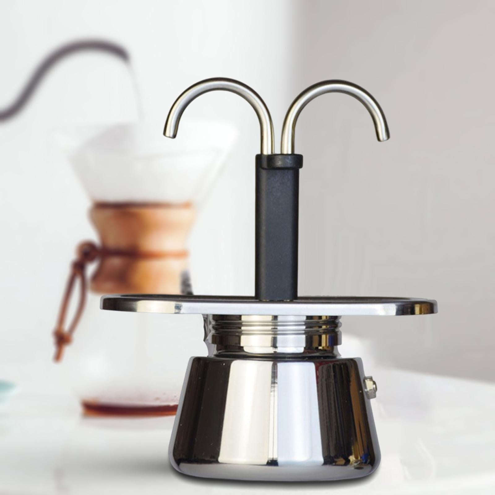 100ml Stovetop Espresso Maker Stovetop Kettle for Household Kitchen Office