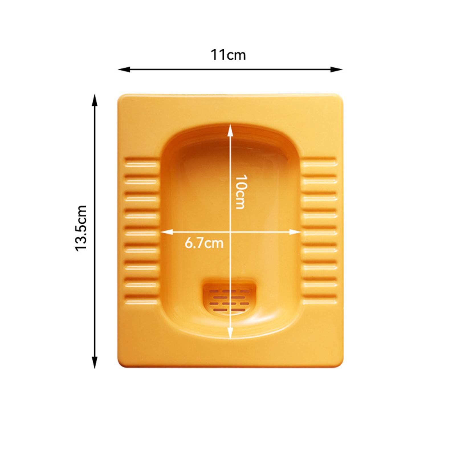 2xPunch Free Non Slip Drain Soap Case Container for Countertop Shower Kitchen