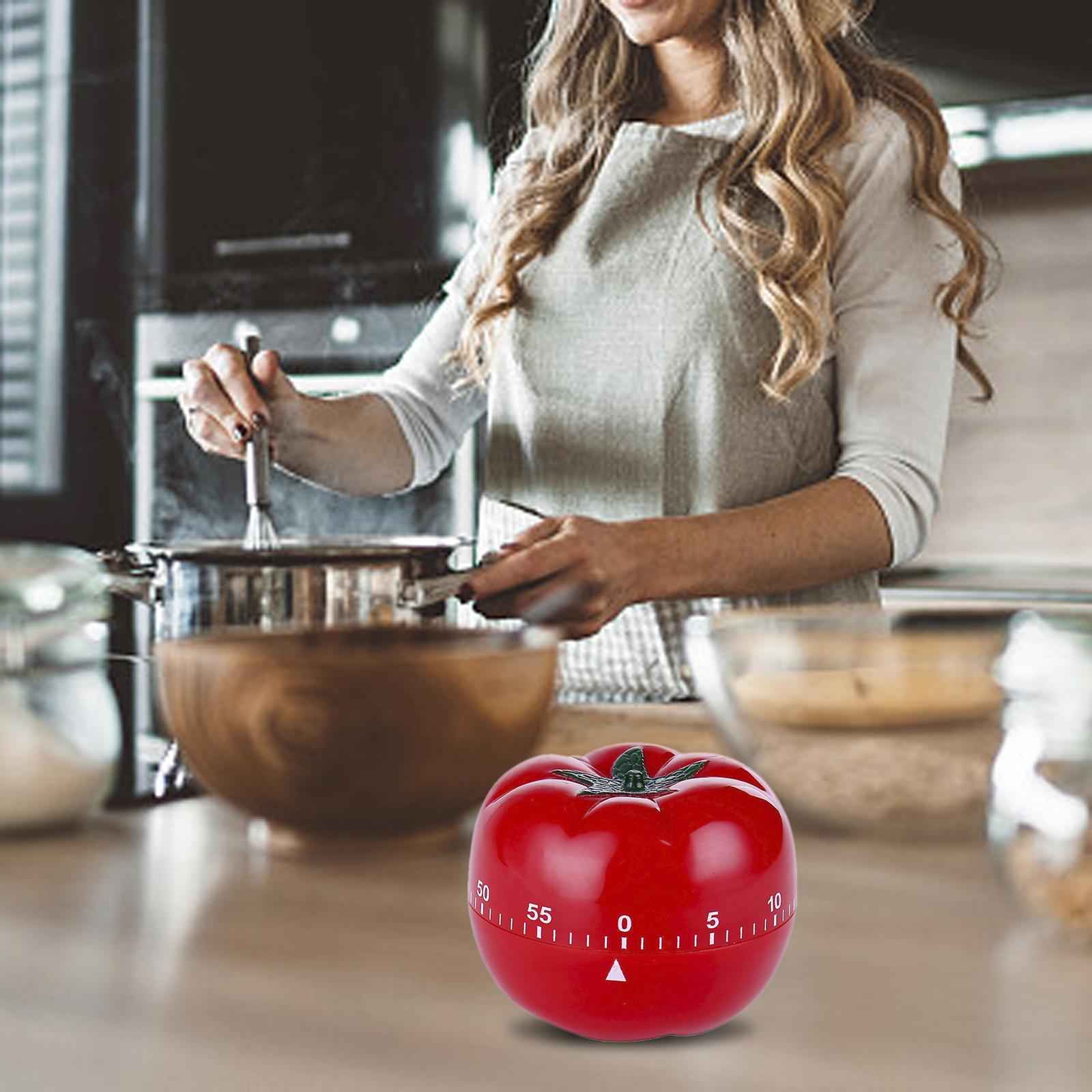 Tomato Kitchen Cooking Timer Mechanical Count Down Reminder for Cooking Work