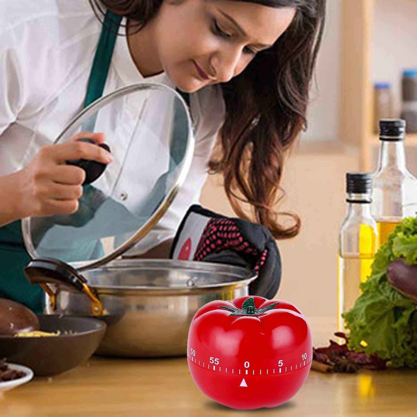 Tomato Kitchen Cooking Timer Mechanical Count Down Reminder for Cooking Work
