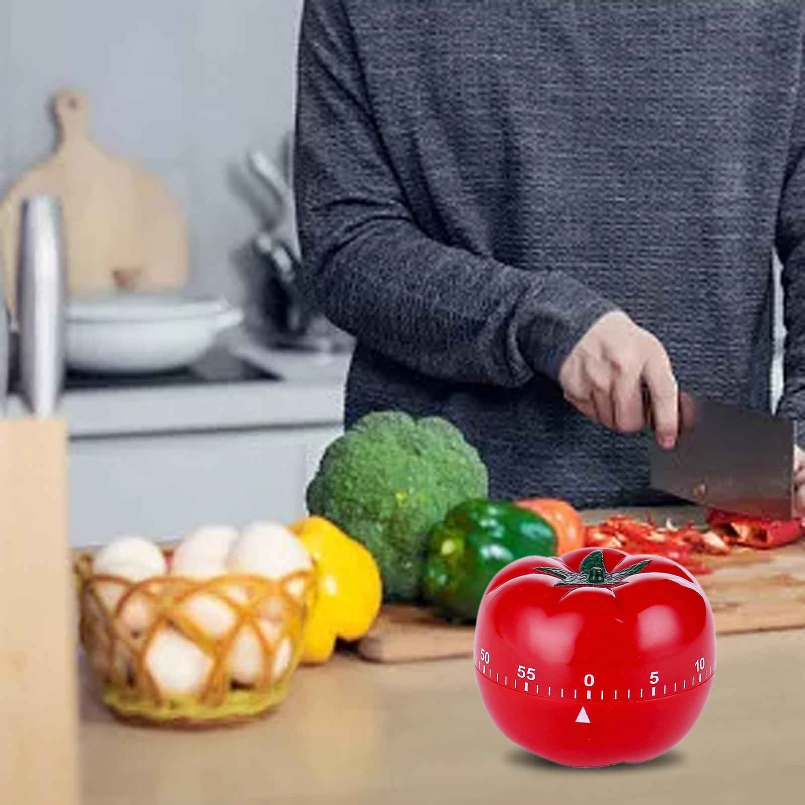 Tomato Kitchen Cooking Timer Mechanical Count Down Reminder for Cooking Work