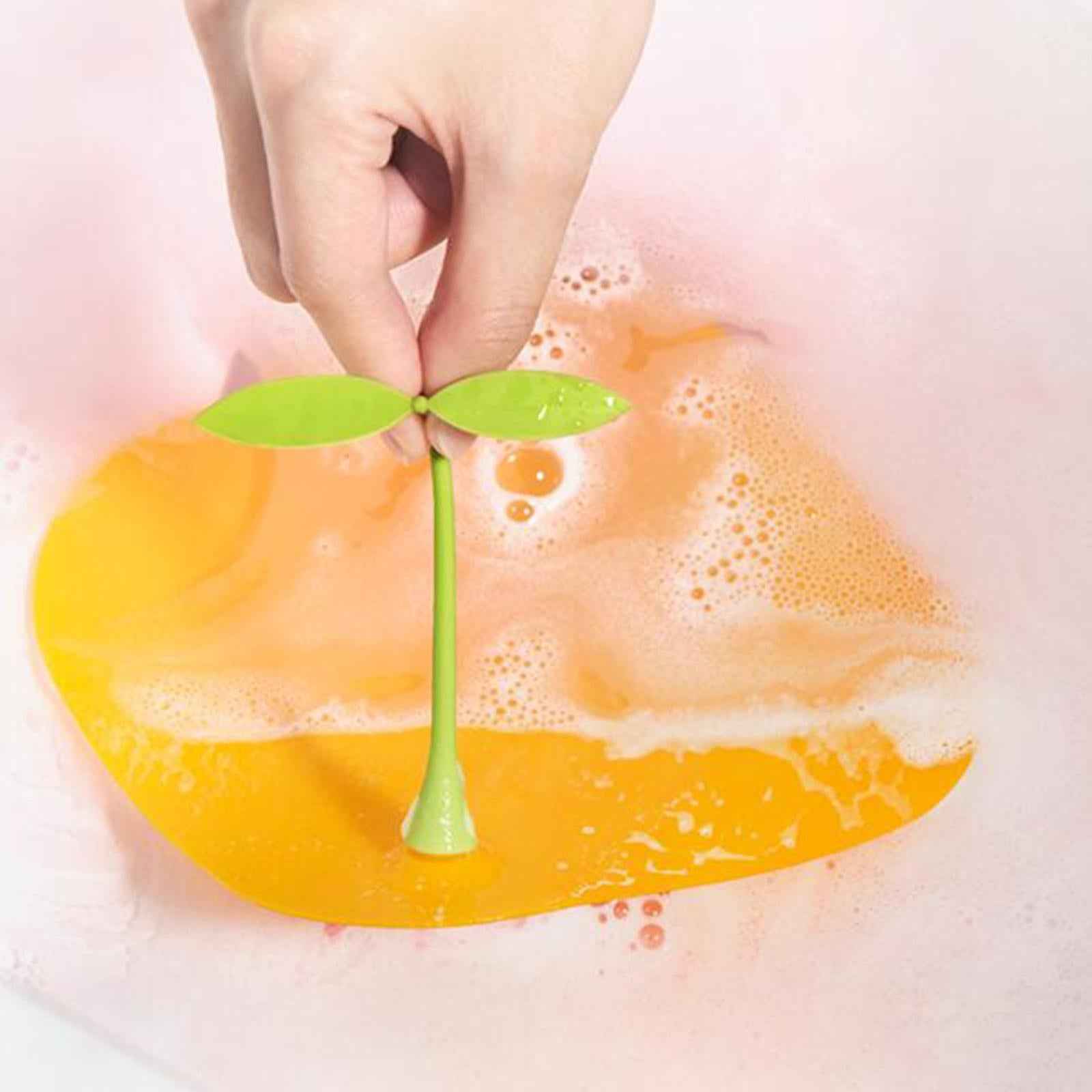 2pcs Drain Pad Floor Drain Cover Deodorant for Kitchen Shower Laundry Yellow