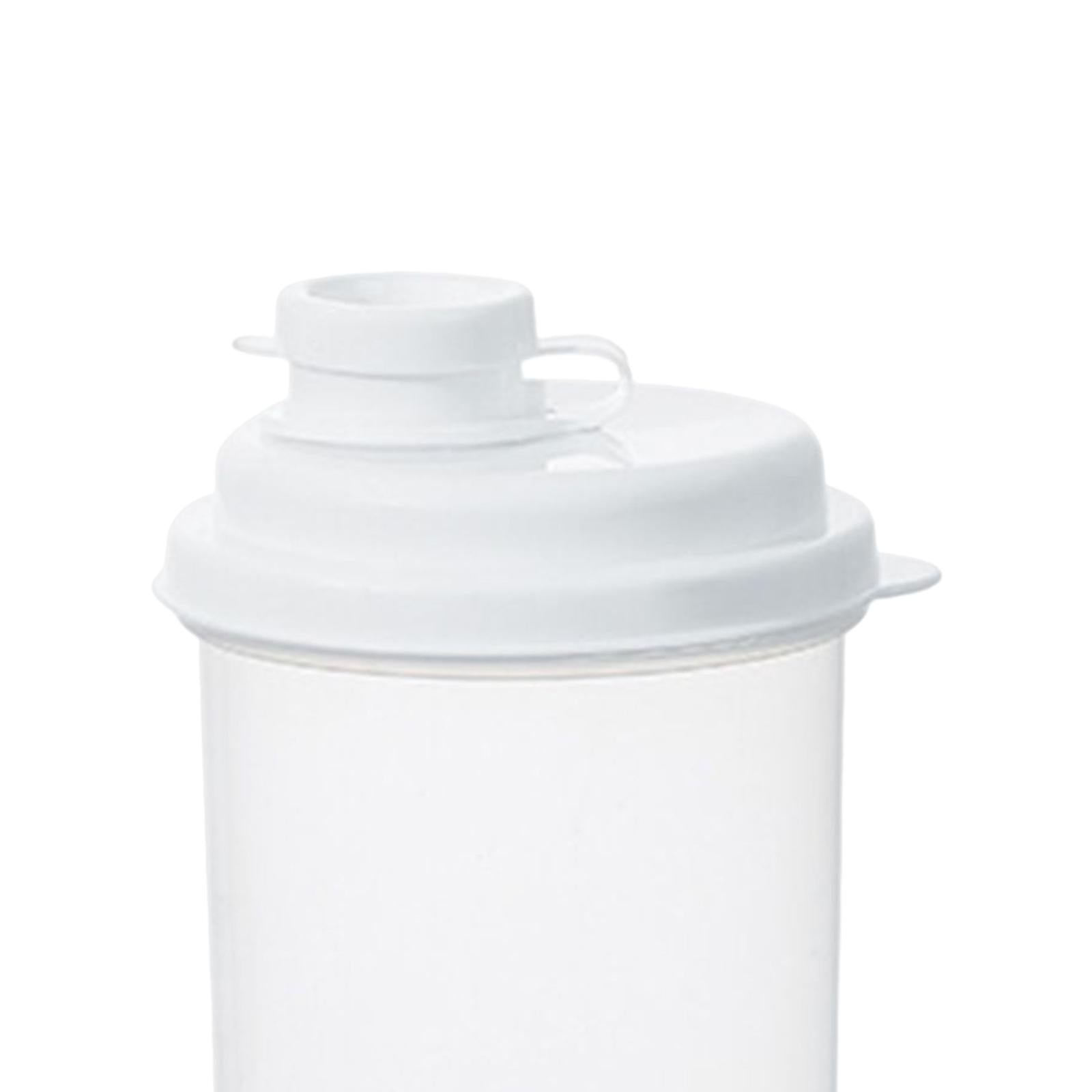 3xTransparent Drink Cup W/ Lid Container PP Storage for Tea Coffee Smoothie