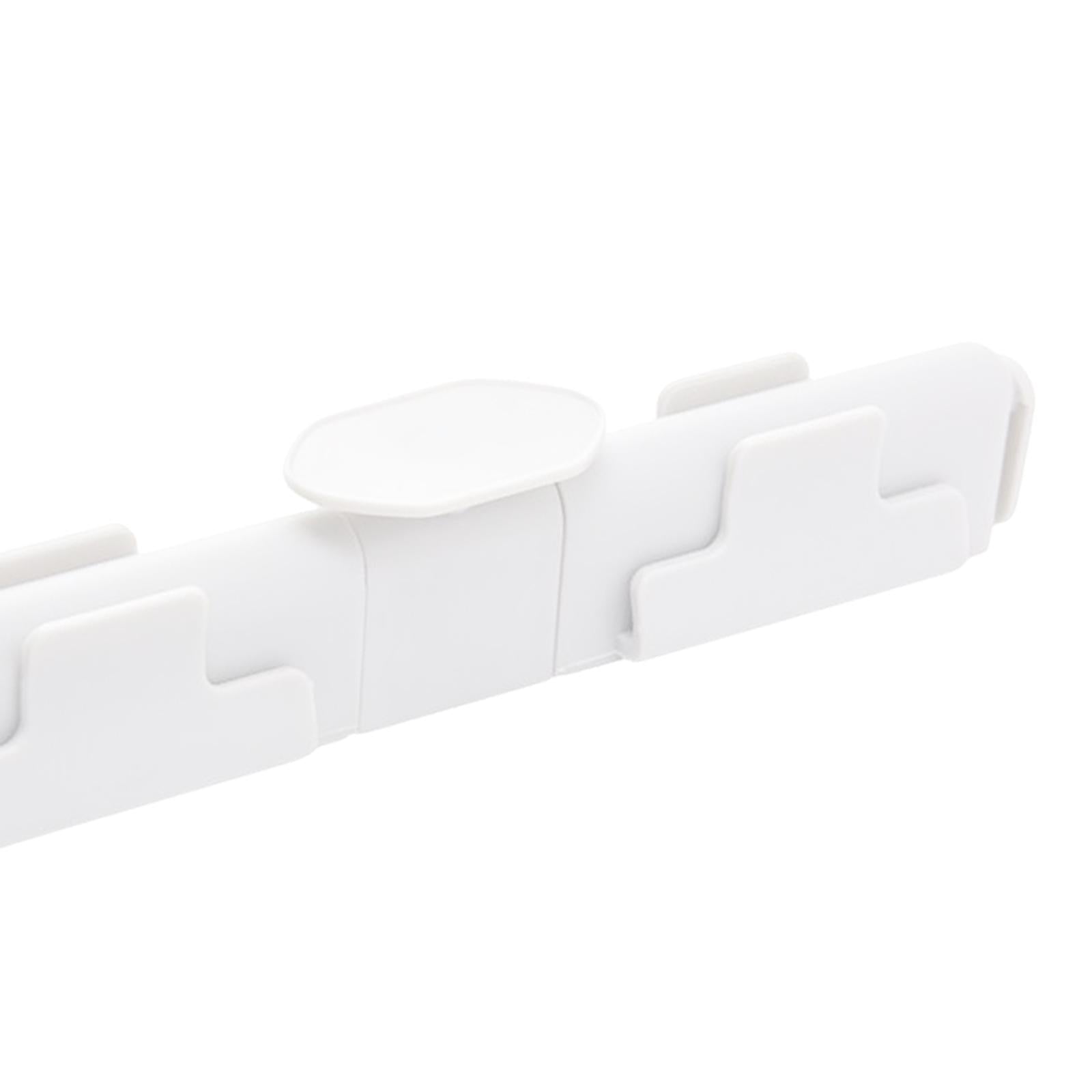2xFlexible Garbage Sorting Clip Household Classification for Kitchen white