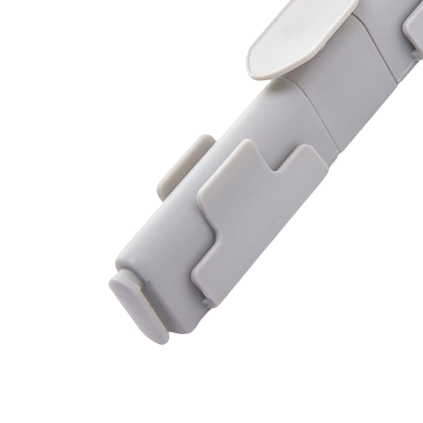 3xFlexible Garbage Sorting Clip Household Classification for Kitchen grey