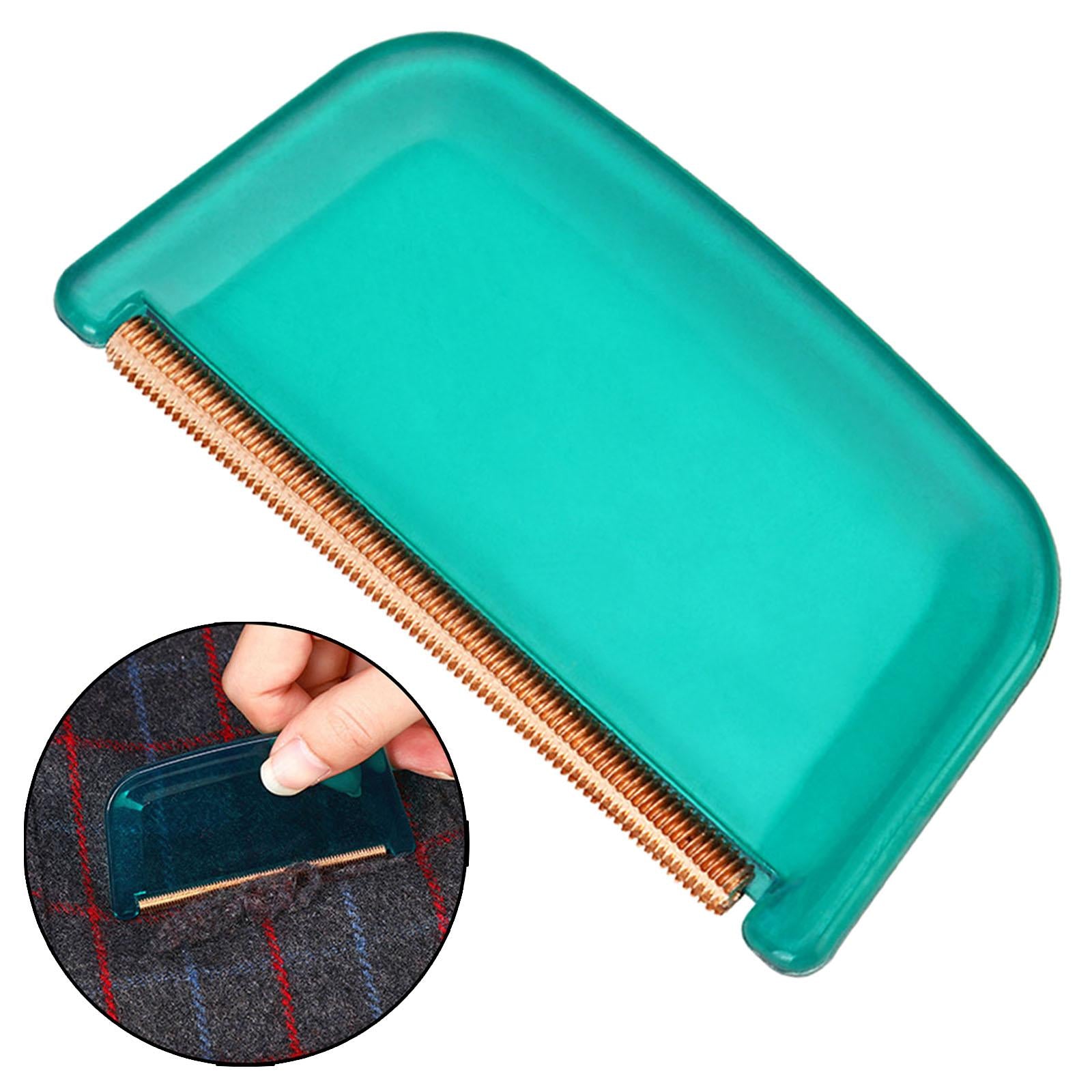 2xWool Cashmere Comb Multi Fabric Garments DE Pilling Removing Fuzz and Lint Green