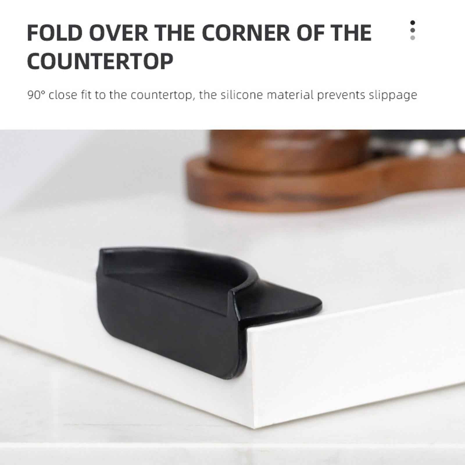 Silicone Coffee Tamper Pad Coffee Machine Parts for Kitchen Restaurant Black