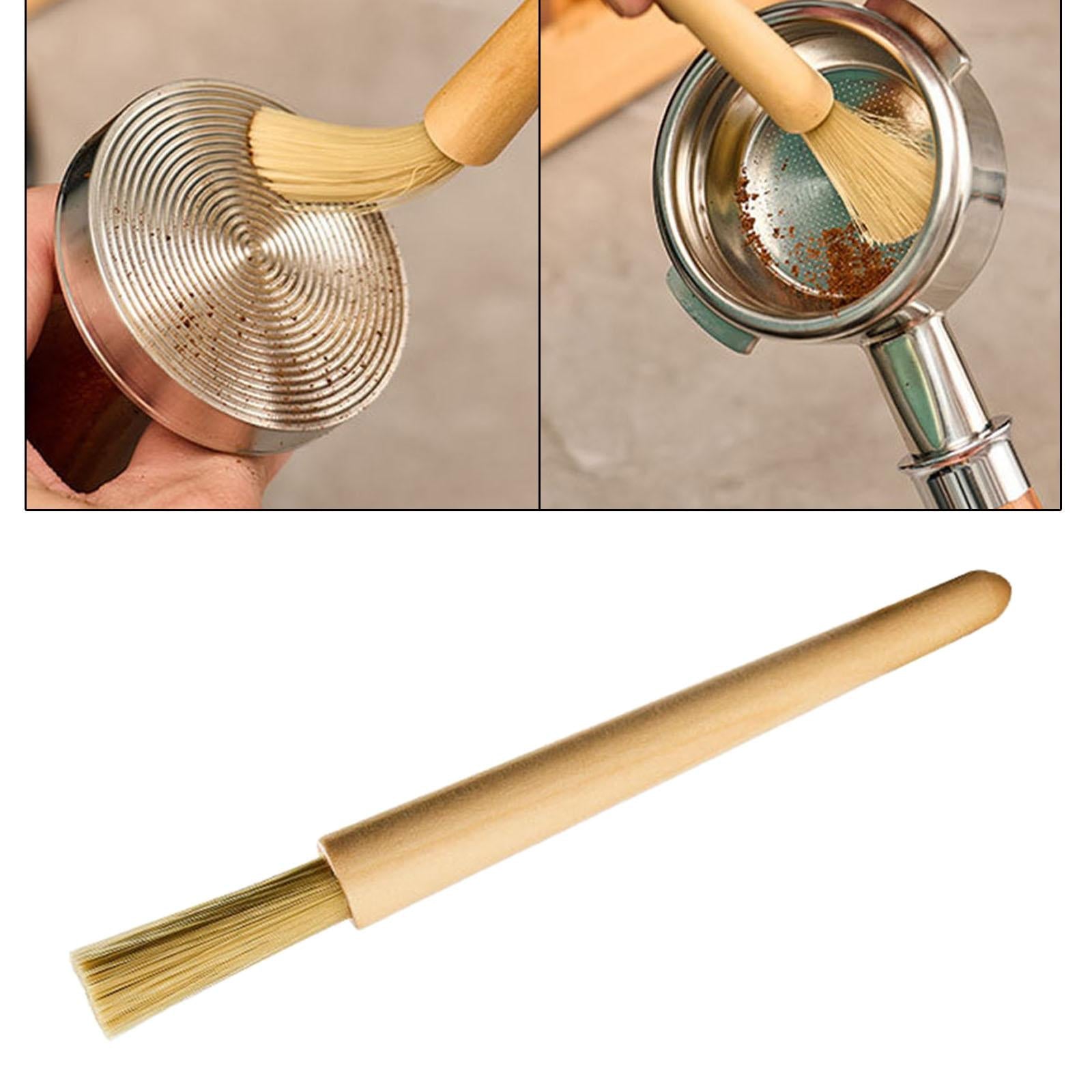 12.5cm Coffee Brush Espresso Machine Cleaning Brush Wooden Brush for Kitchen