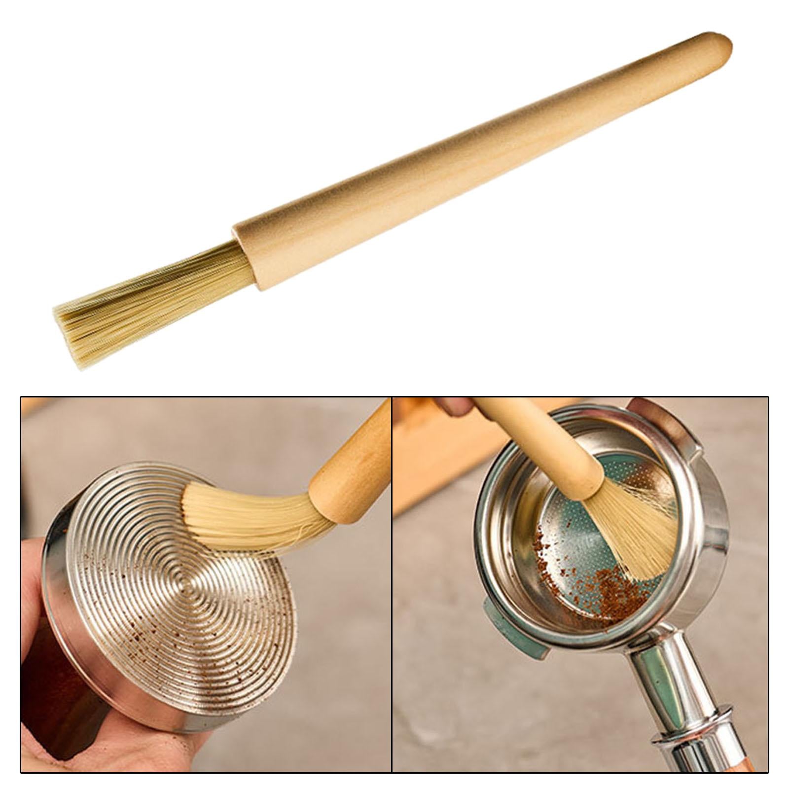 12.5cm Coffee Brush Espresso Machine Cleaning Brush Wooden Brush for Kitchen