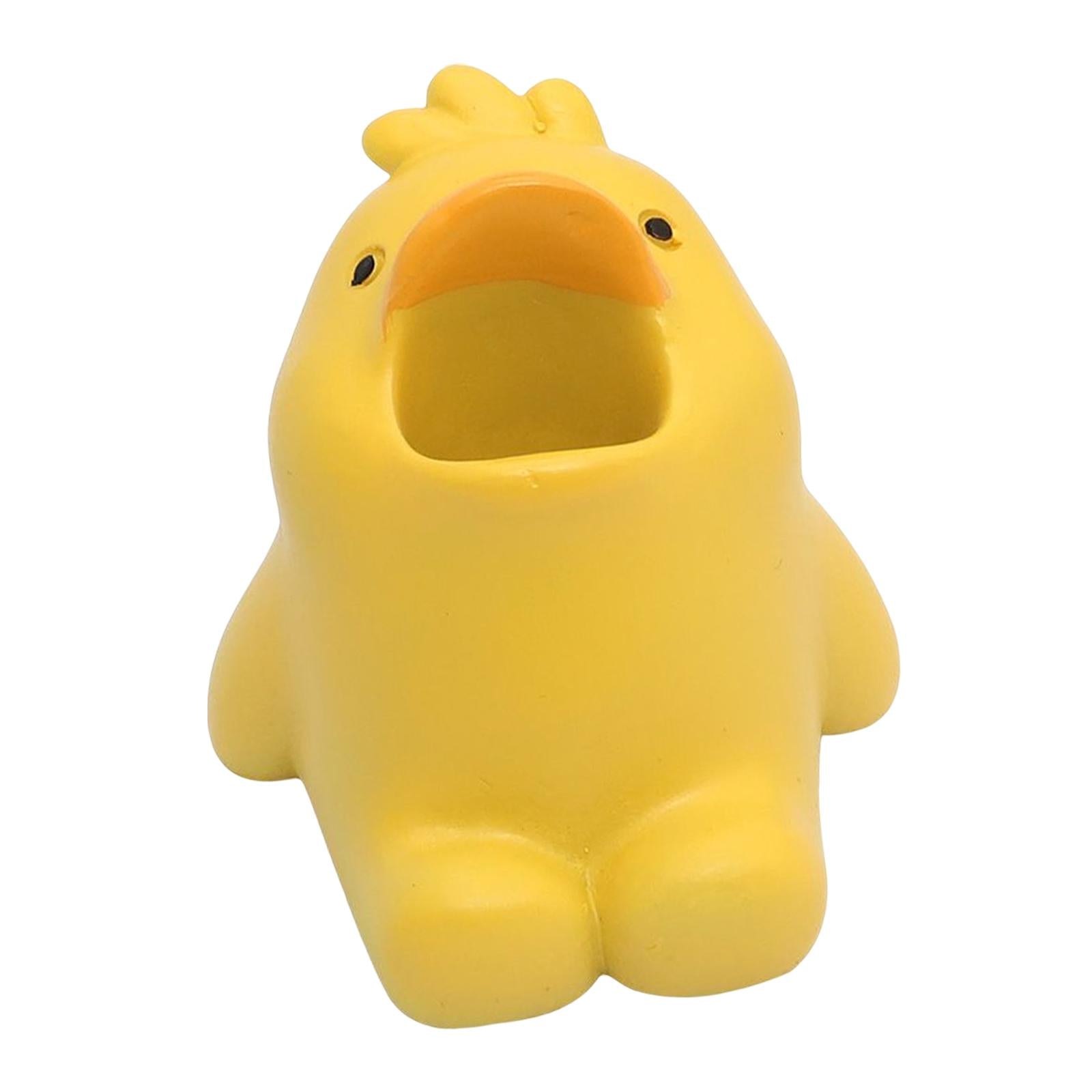 6xCute Tooth Brush Storage Wall Mounted Shower Adhesive for Household duck