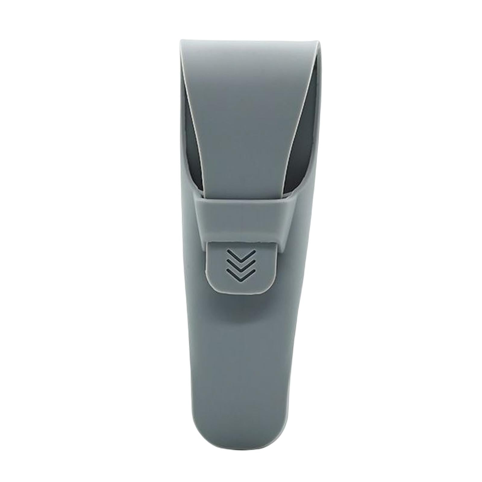 3xSilicone shaver Case Wall Mounted Washable Waterproof for Hiking Camping Gray