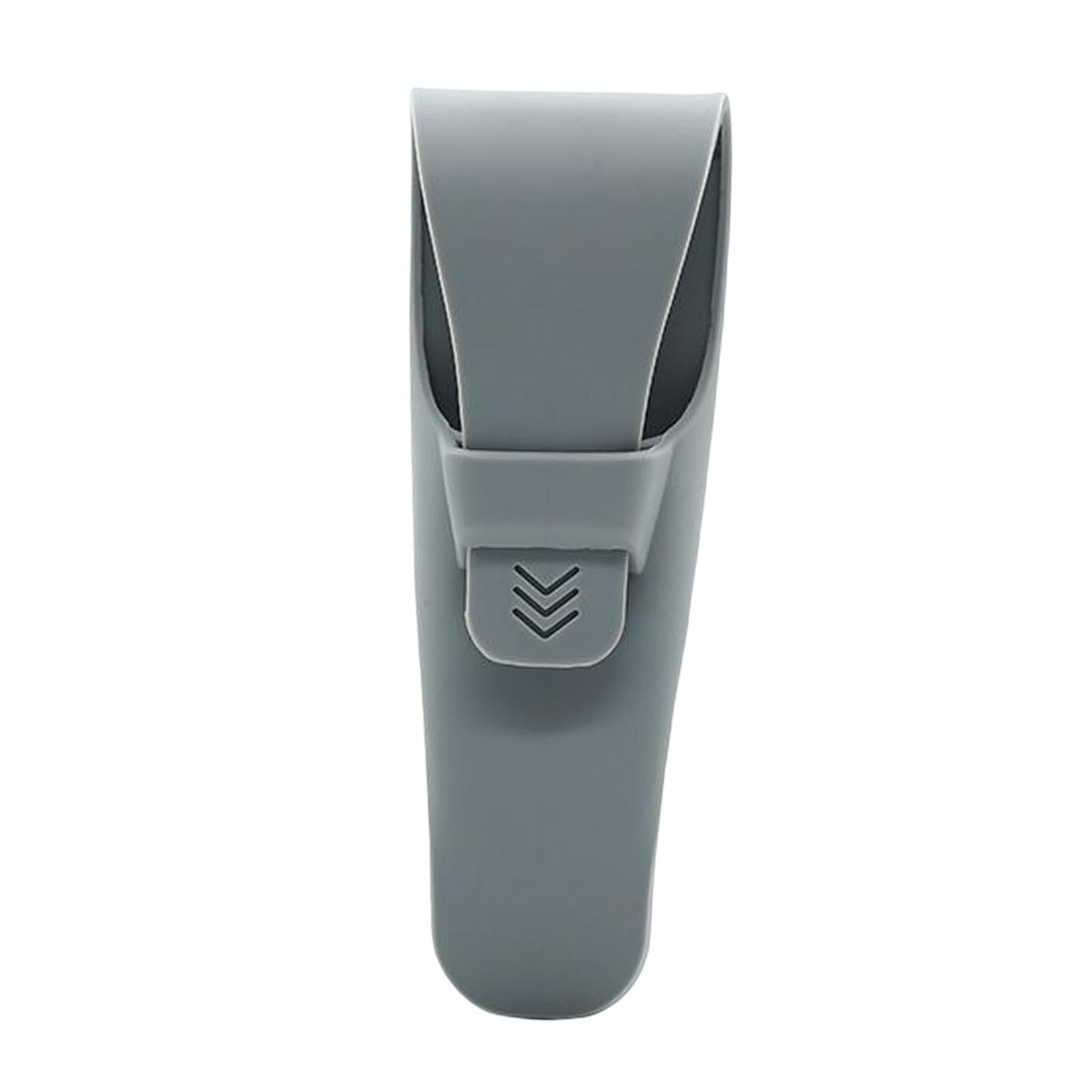 3xSilicone shaver Case Wall Mounted Washable Waterproof for Hiking Camping Gray