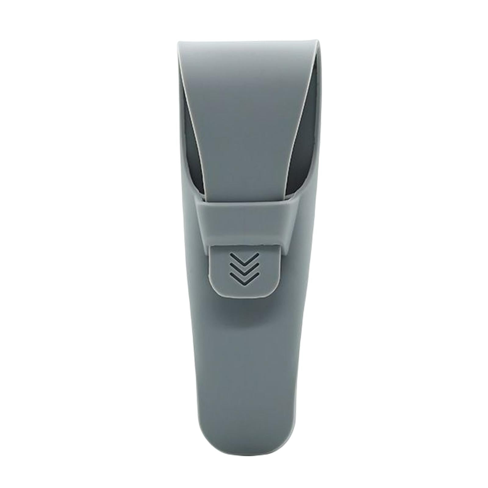3xSilicone shaver Case Wall Mounted Washable Waterproof for Hiking Camping Gray