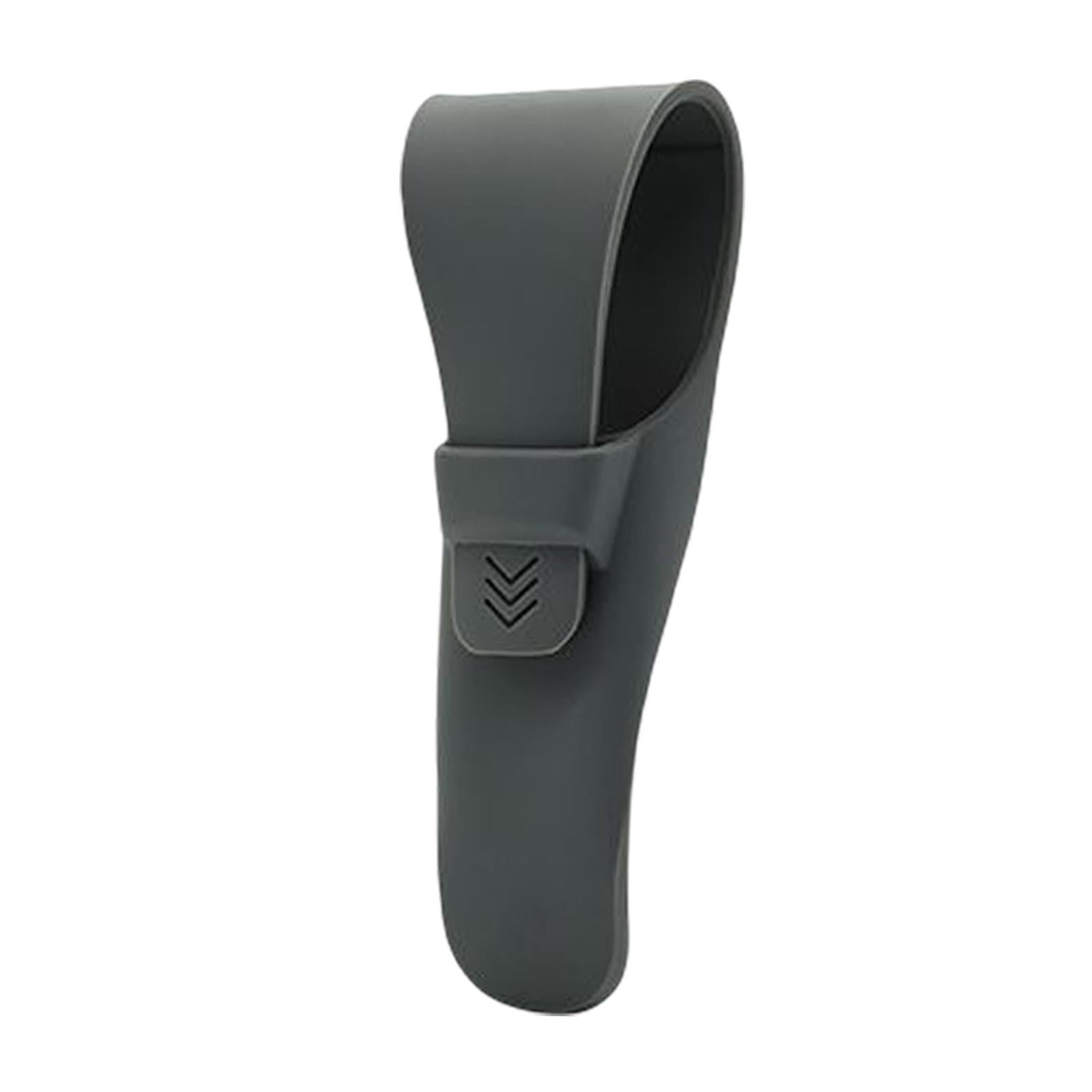 4xSilicone shaver Case Wall Mounted Washable Waterproof for Hiking Camping Dark Gray