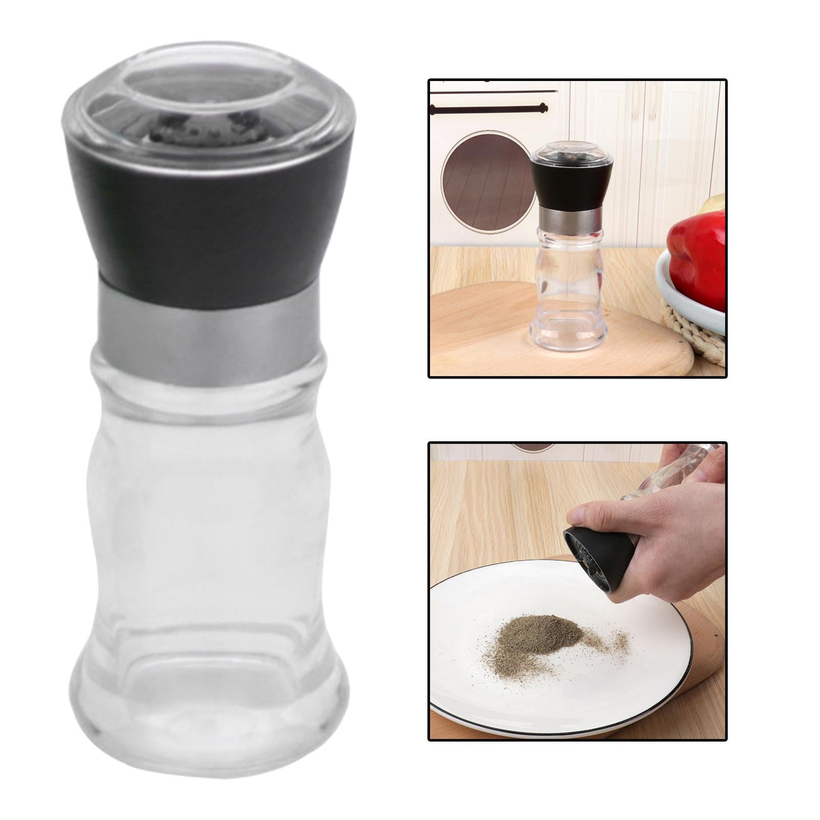 2xManual Pepper or Salt Grinder Spice Mill Shaker for Cumin Sea Salt Picnics Black