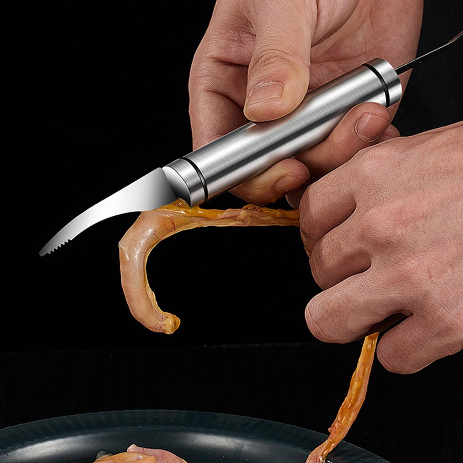 3xProfessional Shrimp Deveiner Kitchen Tools Shrimp Cleaner for Lobster 304 Stainless Steel