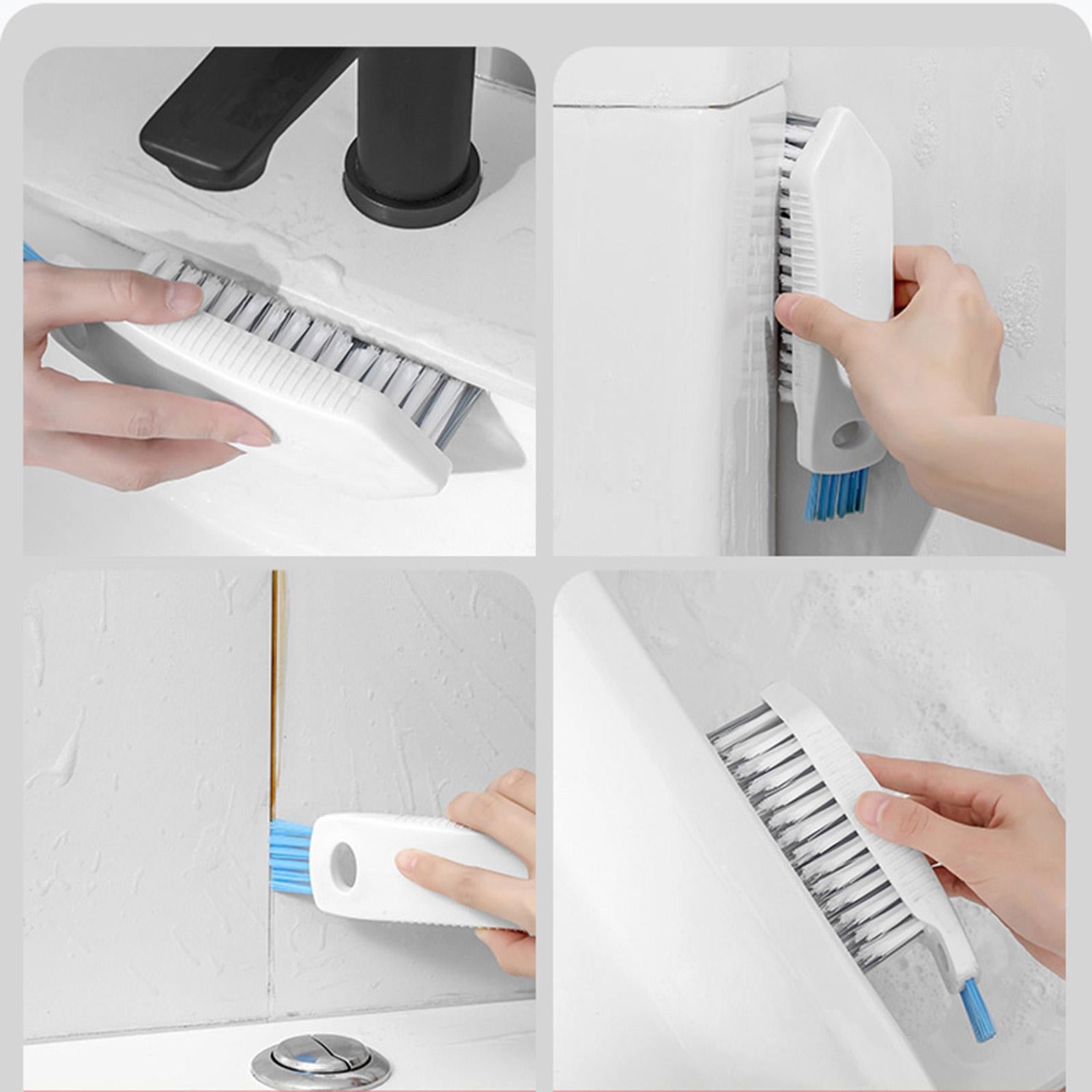 2xMultipurpose Floor Seam Brush Bathroom Floor Brush for Tub Kitchen Floor