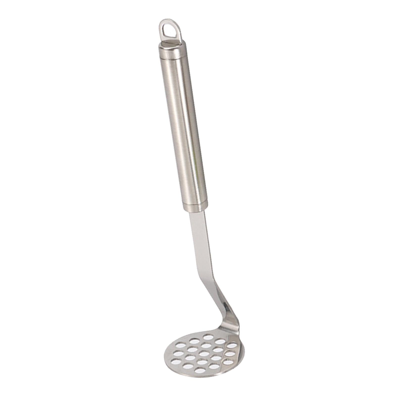 3xMulti Purpose Bean and Potato Masher with Handle Fruit Mashers Hand Masher Argent