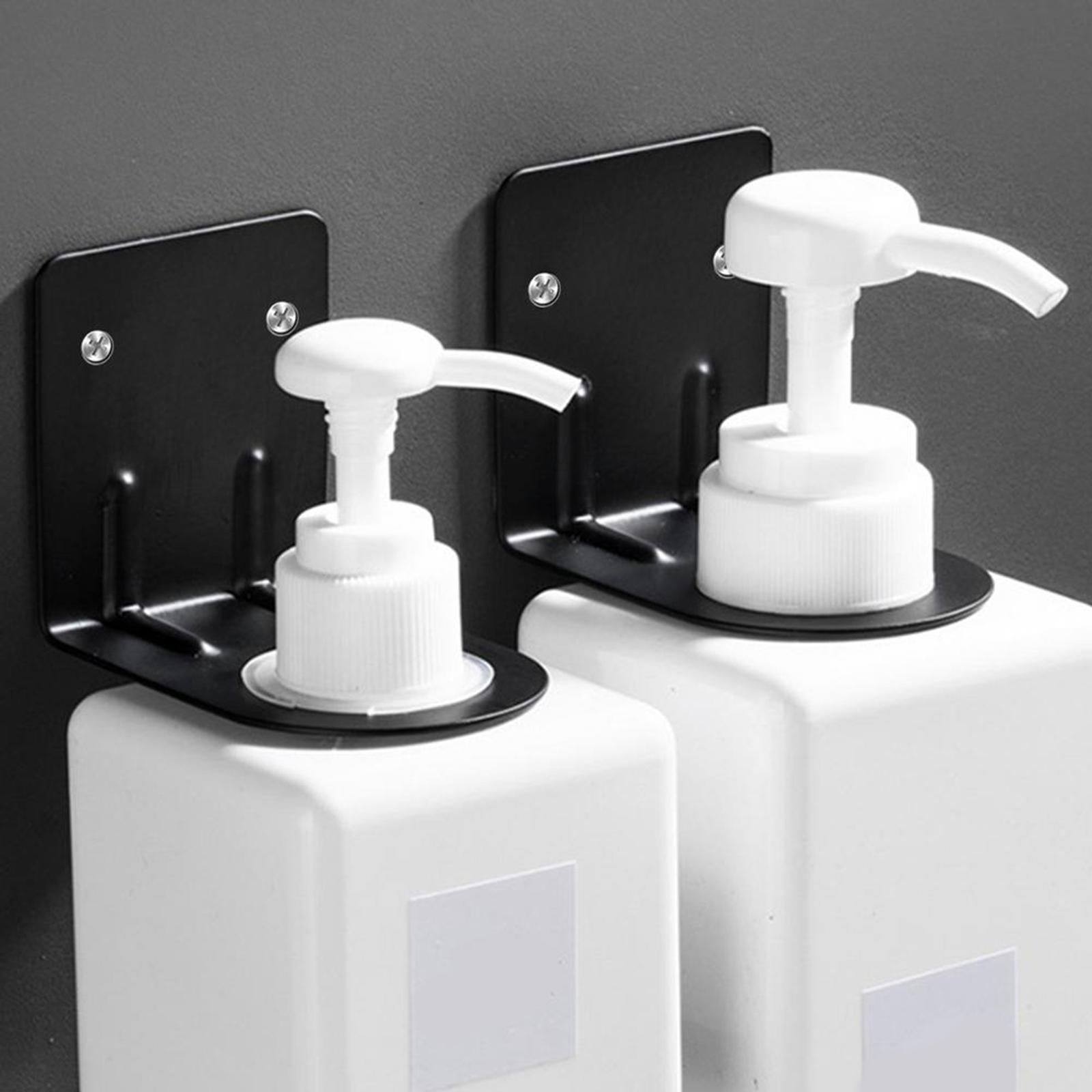 4xMultifunctional Wall Mount Shower Holder Storage Rack 304 for Home Toilet Silver