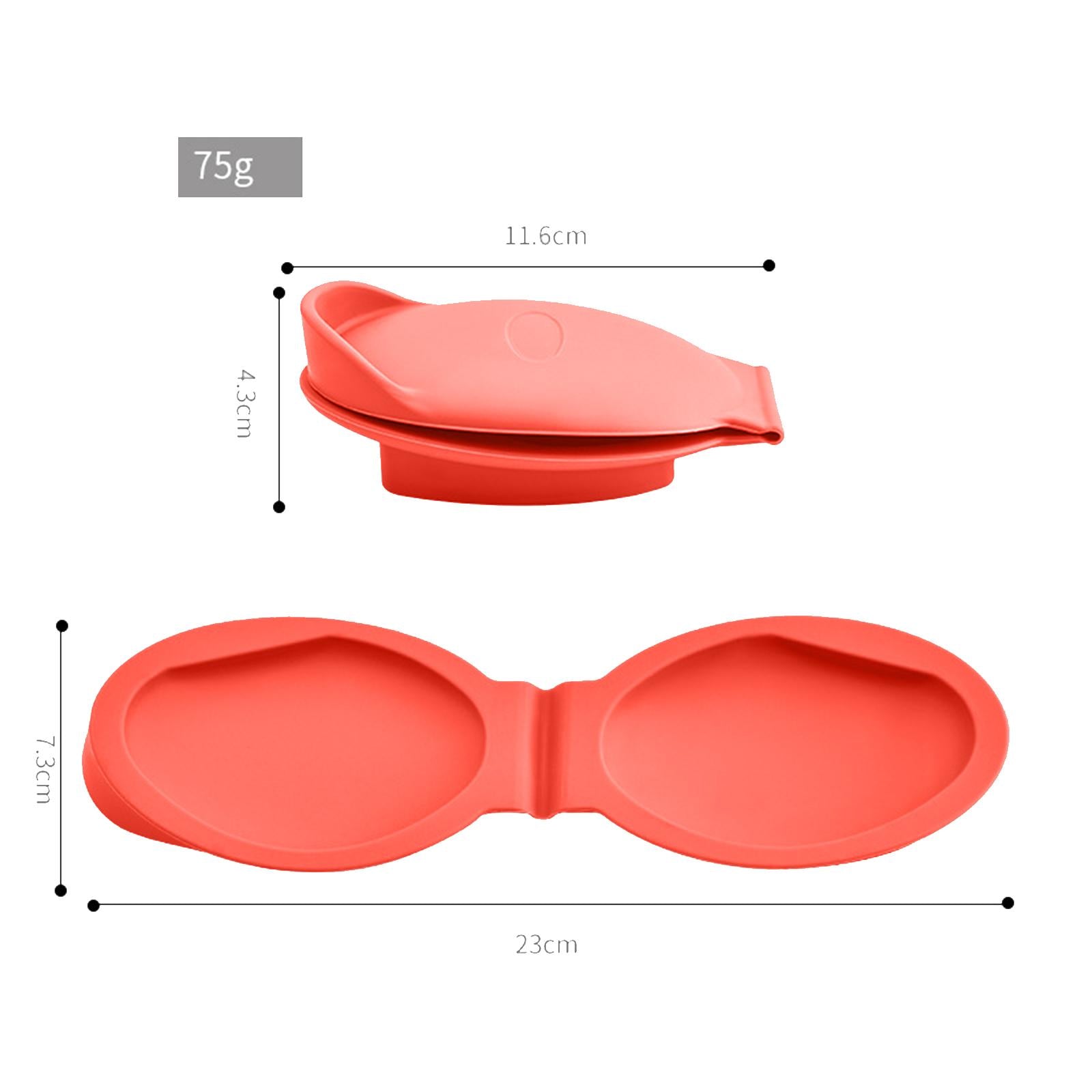 2xSilicone Oyster Shucking Hand Clip Shellfish Opener Tool Hand Protector Red