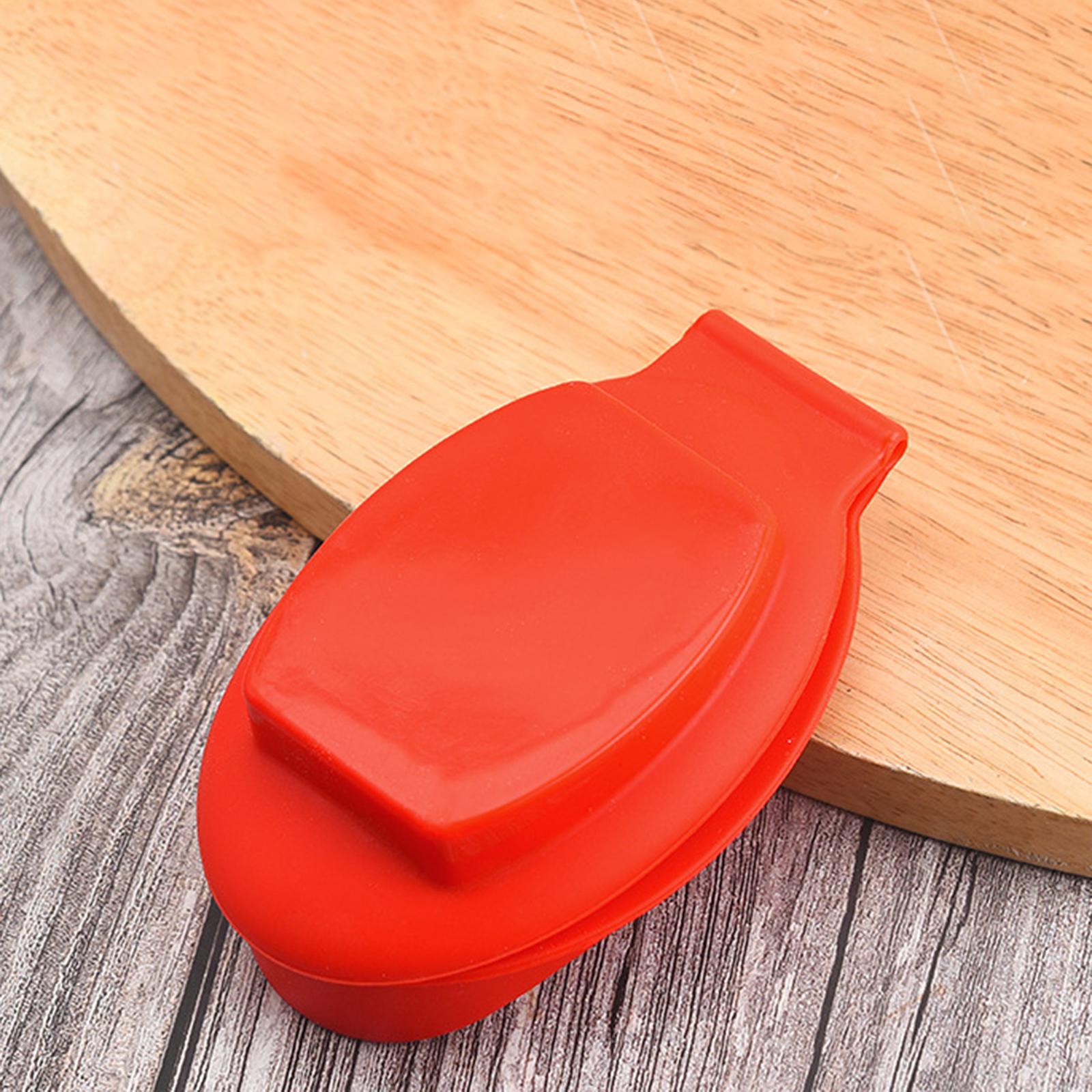 2xSilicone Oyster Shucking Hand Clip Shellfish Opener Tool Hand Protector Red