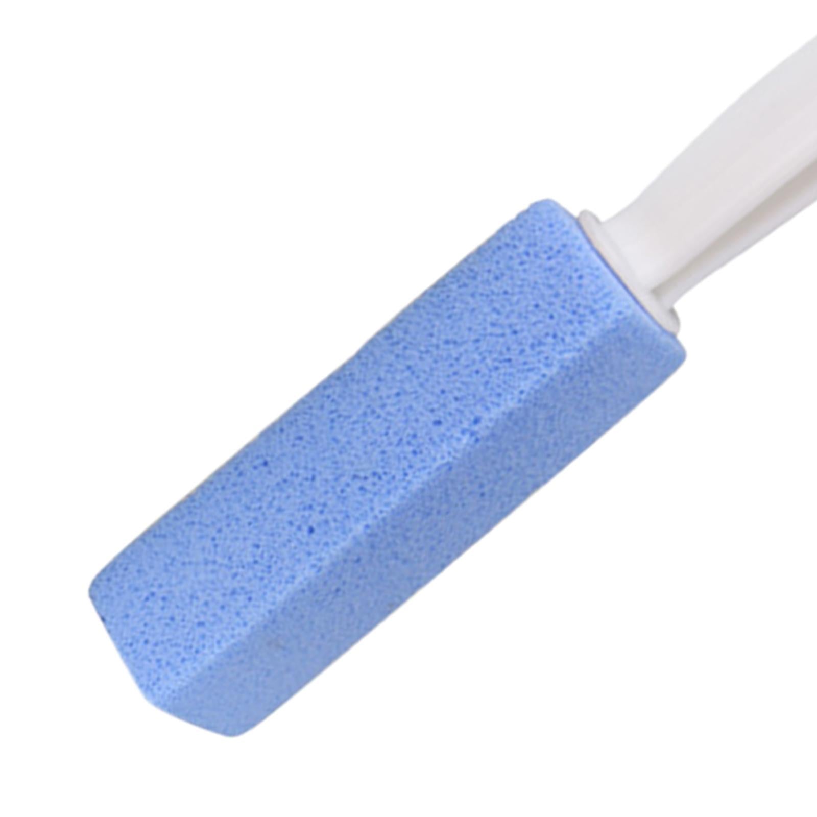 4xPumice Stone Toilets Brush with Handle for Rust Grill Feet Care Bath Pool Blue 20.5cm