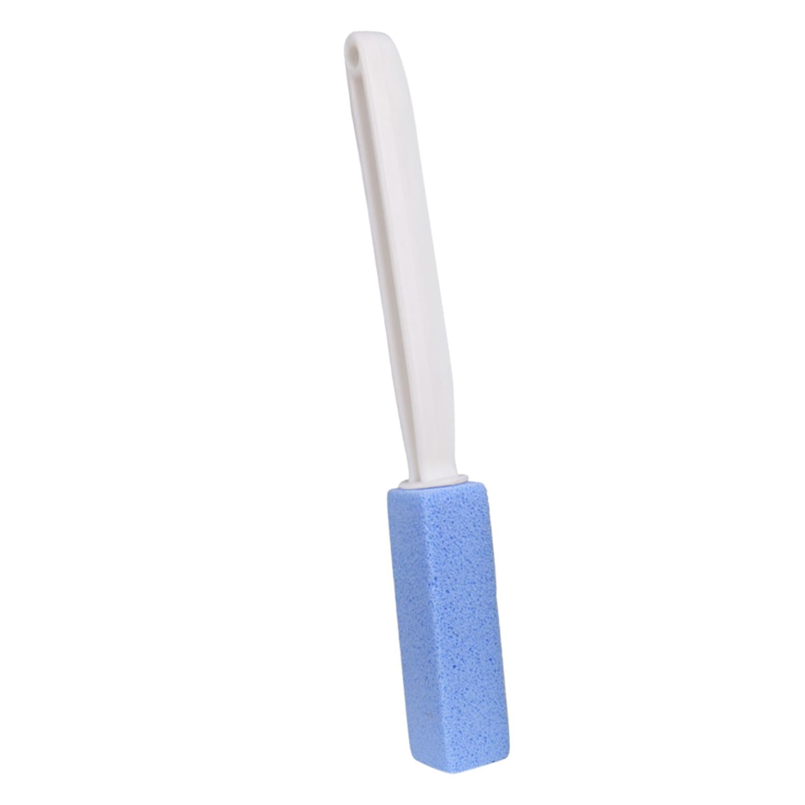 2xPumice Stone Toilets Brush with Handle for Rust Grill Feet Care Bath Pool Blue 20.5cm