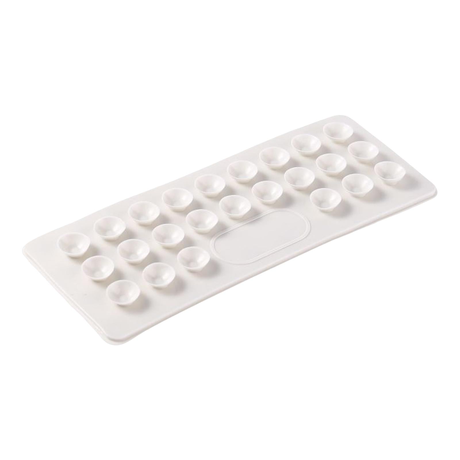 4xPortable Double Sided Suction Cups for Bathroom Toothpaste Handwashing Fluid white rectangle