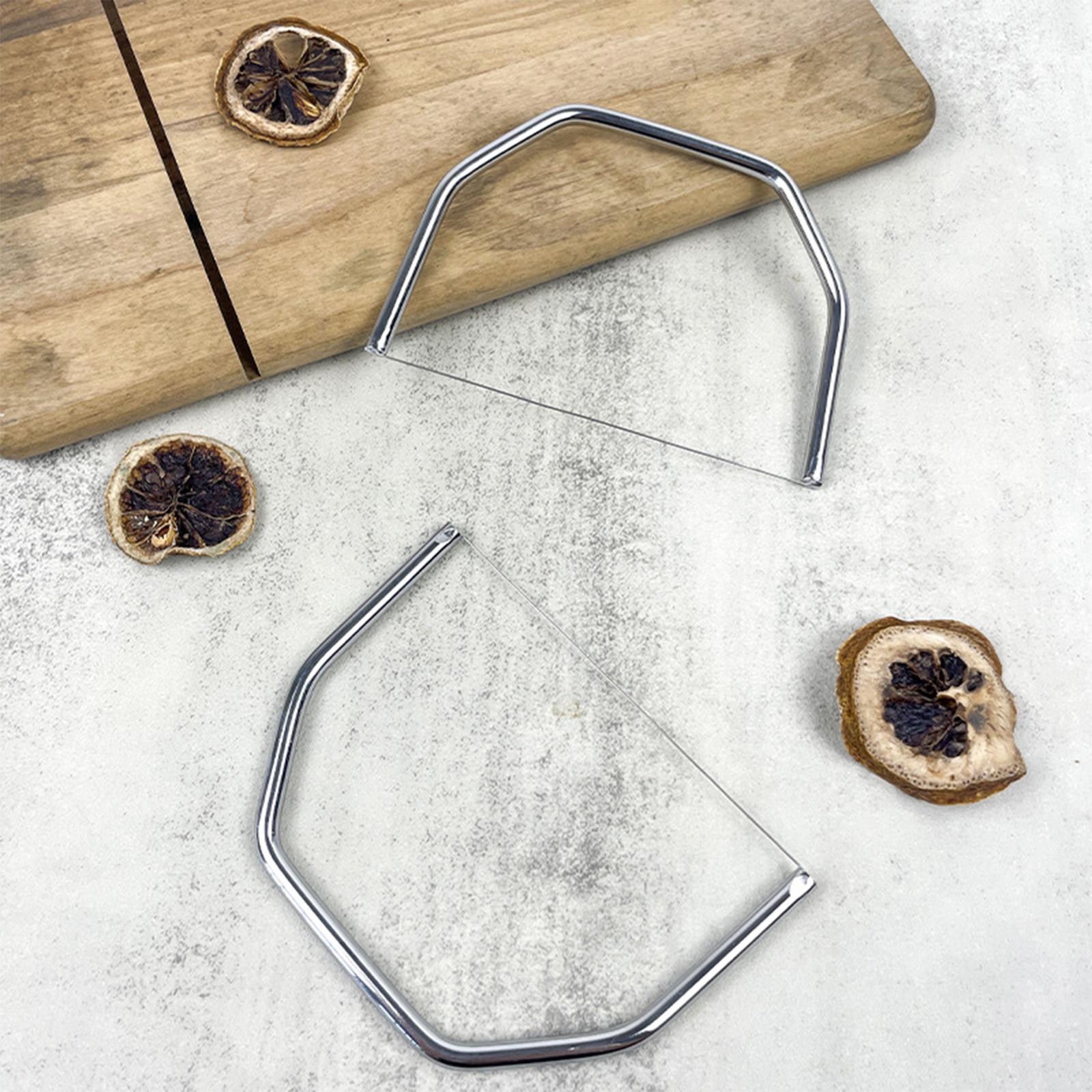 2xCheese Cutter Butter Wire Splitter Baking Tool for Chocolate Butter