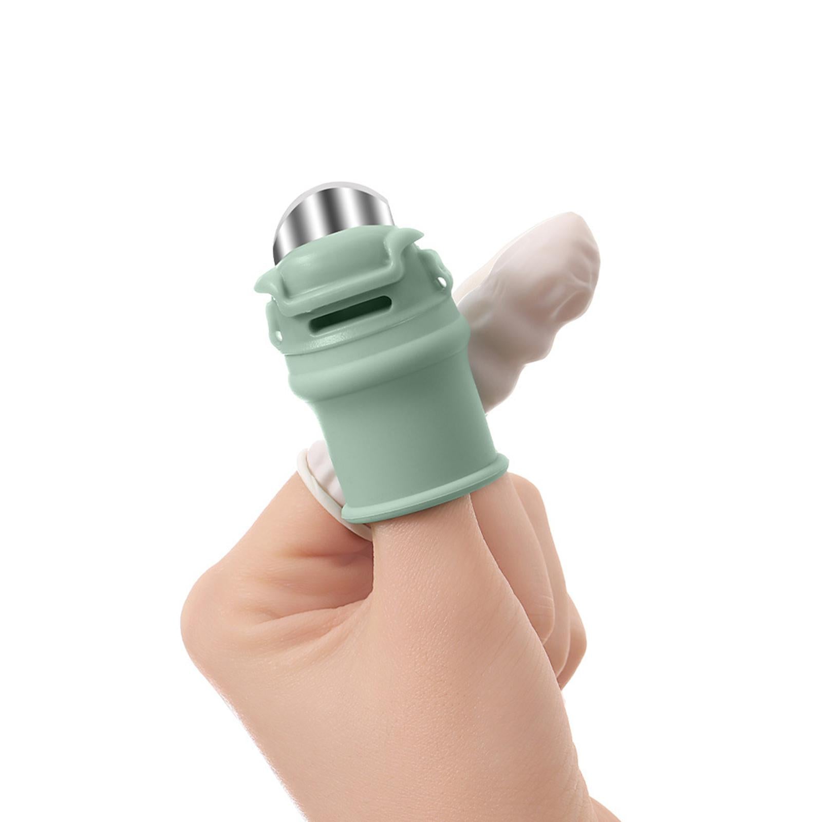 2xSilicone Garden Thumb Cutter Harvesting Tool for Potted Gardening Kitchen
