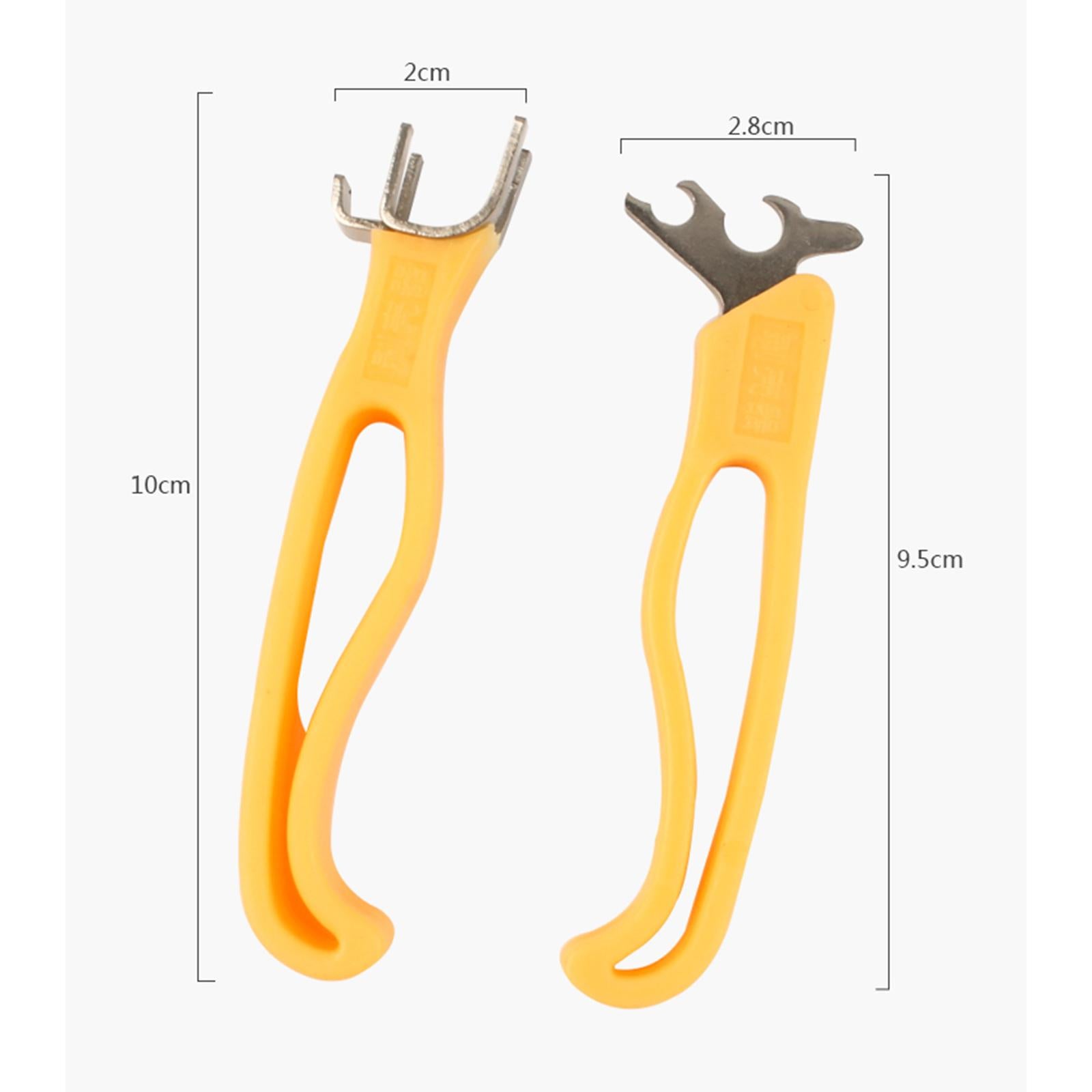 2xPortable Chestnut Opener Household Walnuts Clip Plier Handheld Black