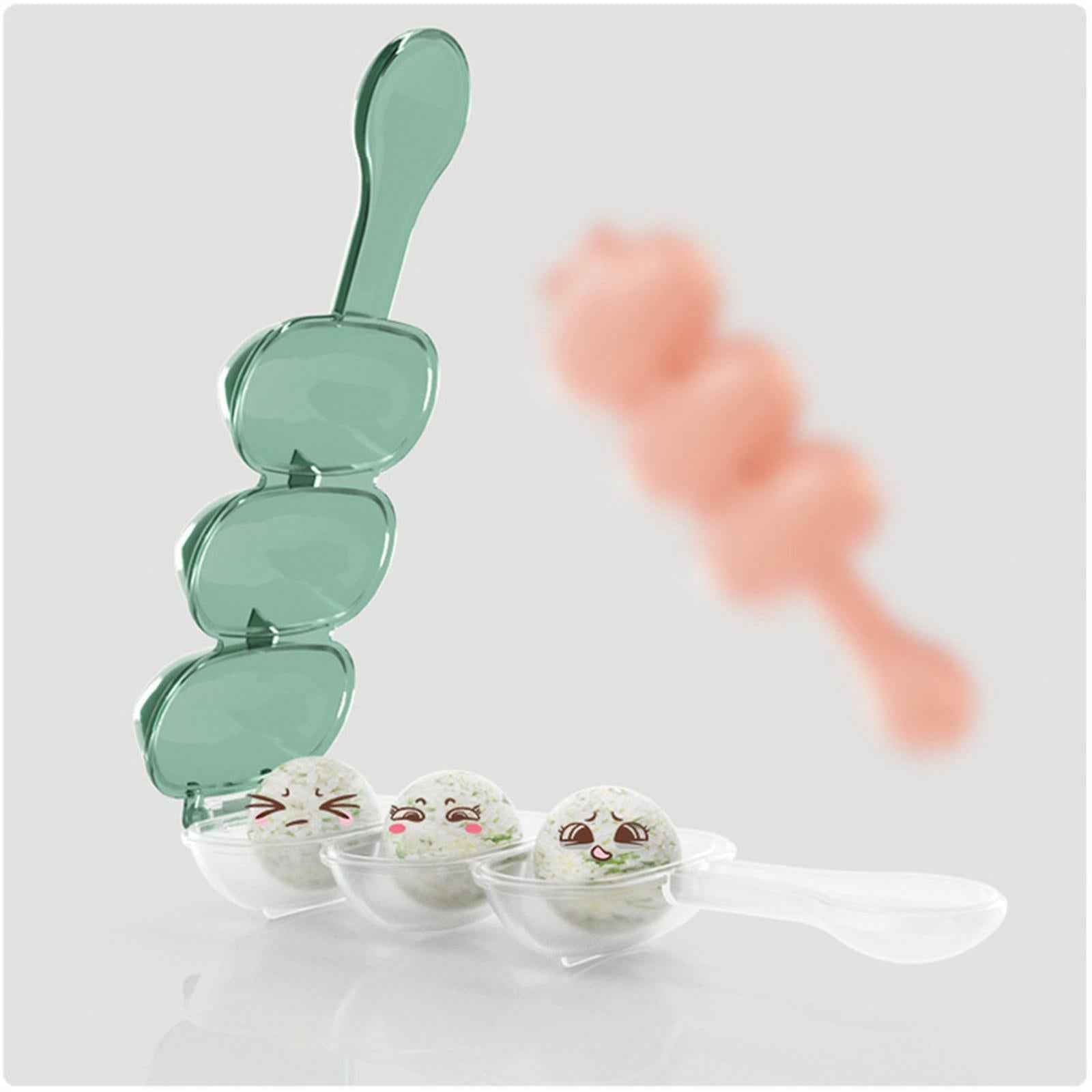 Rice Balls Shaker DIY Sushi Decor Food Grade for Camping Home Outing Red