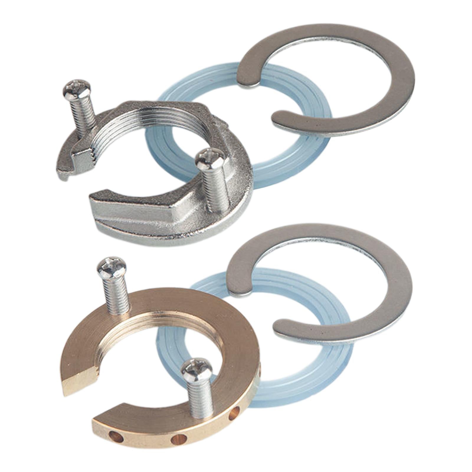2xSink Faucet Fastener Tool Fixing Parts Easily Install for Kitchen Bathroom Stainless Steel