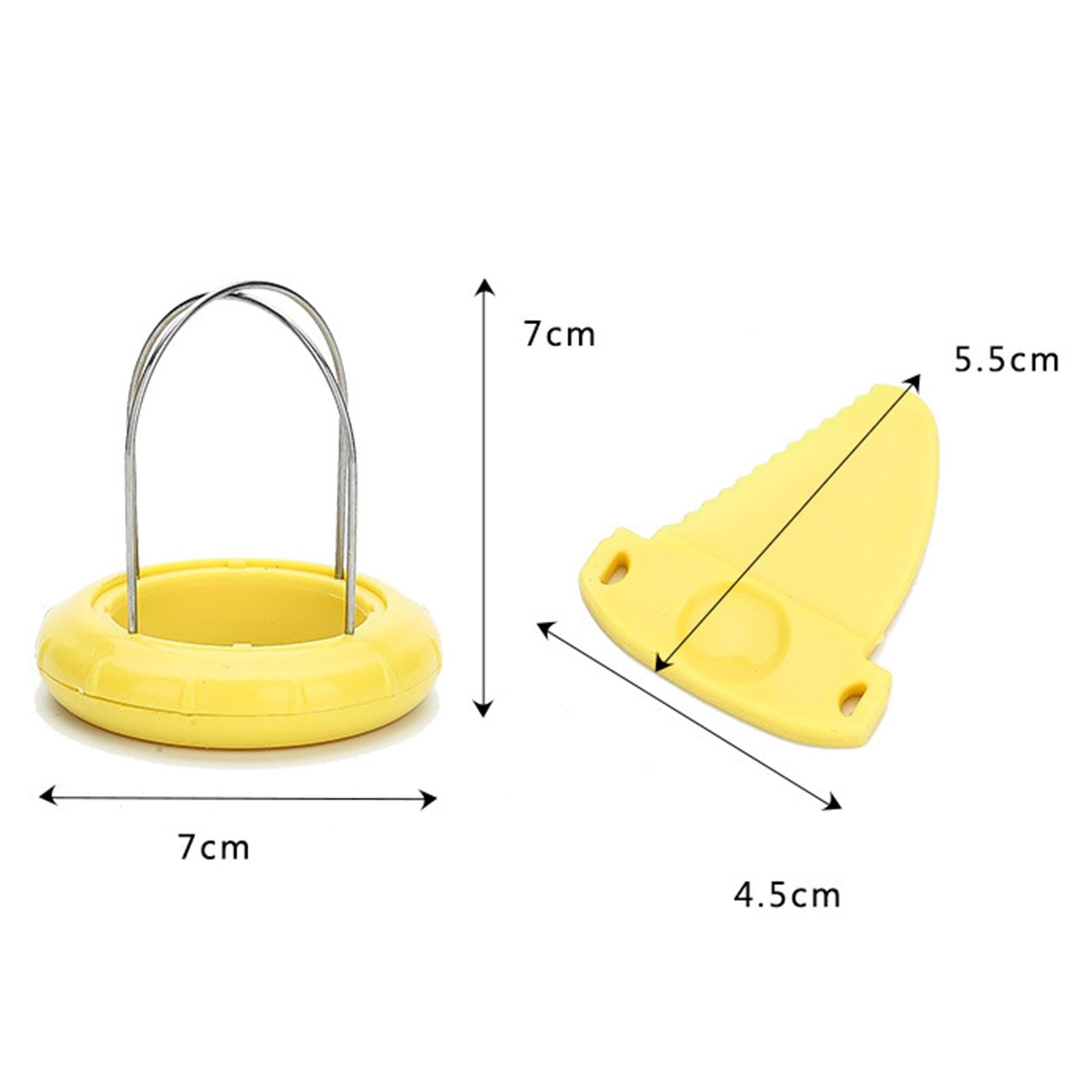 3xKiwi Cutter Kiwi Fruit Peeling fruits Removal for Home Kitchen Gadget Green