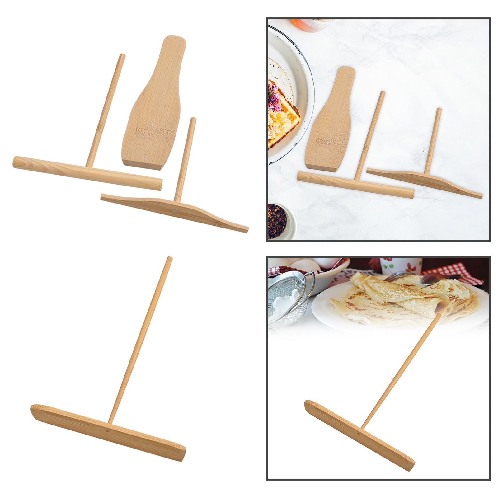 4xPancake Fruit Rake Tool Non Stick Egg Pie Scraper Premium Quality for Home 3pcs