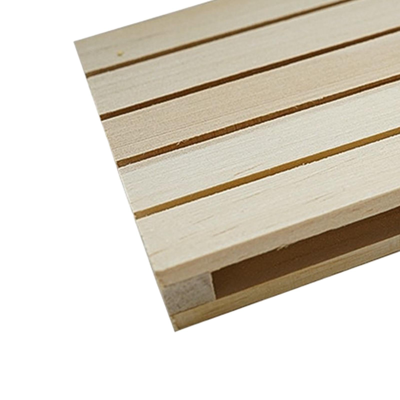 3xPallet Beverage Coaster Wooden Coaster Cup Mat for Dinnerware Household
