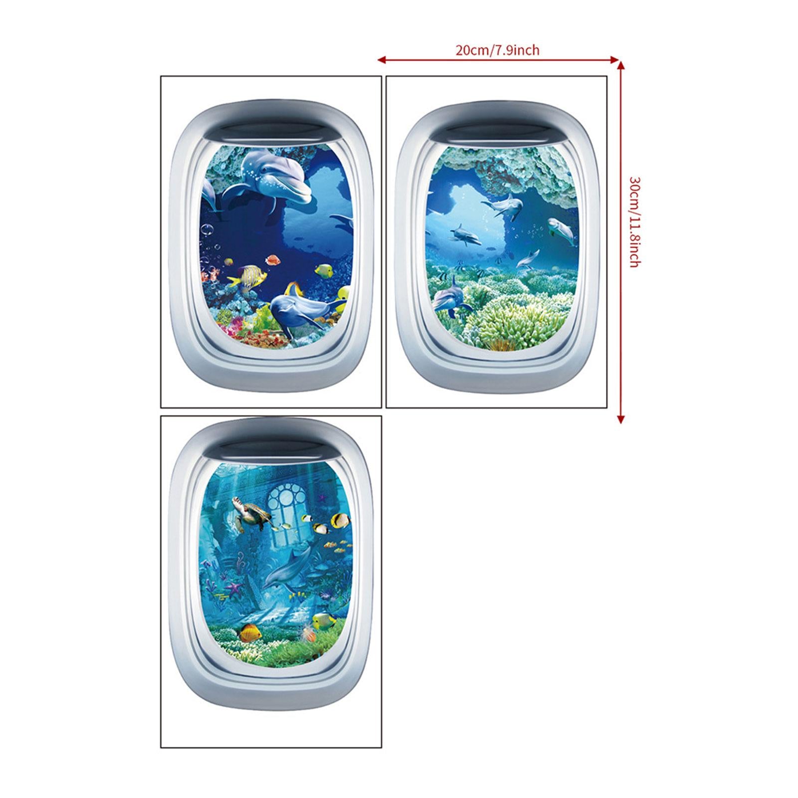 4x3x Anti Slip Bath Tub Stickers Waterproof Wall Sticker for Bath Tub Supplies