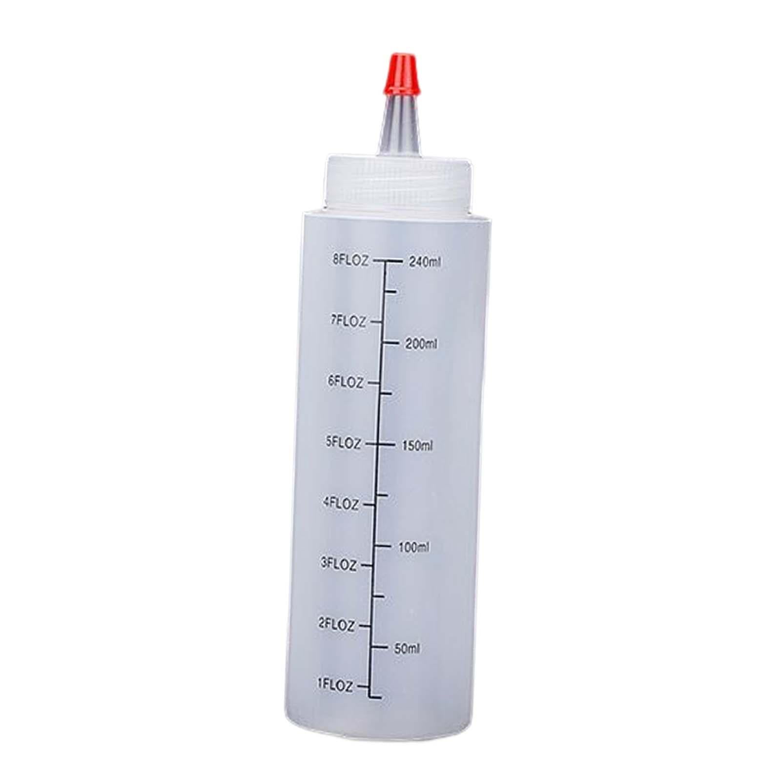 4xSalad Dressing Bottle Leakproof Ketchup Dispenser for home 240ml