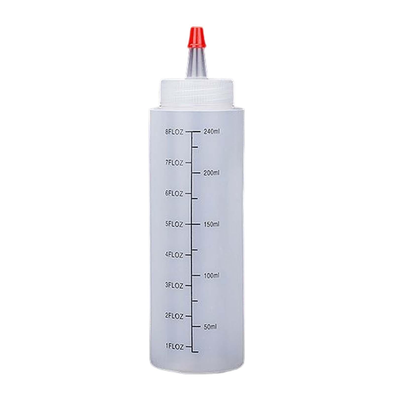4xSalad Dressing Bottle Leakproof Ketchup Dispenser for home 240ml