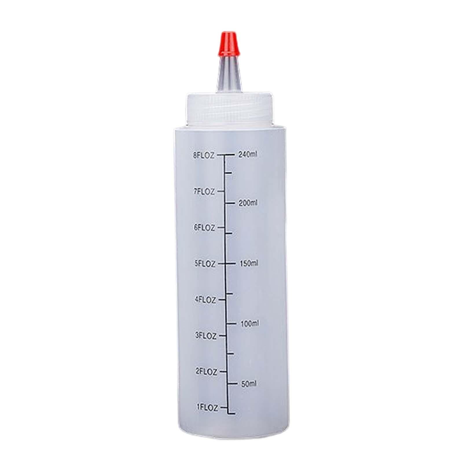 5xSalad Dressing Bottle Leakproof Ketchup Dispenser for home 240ml