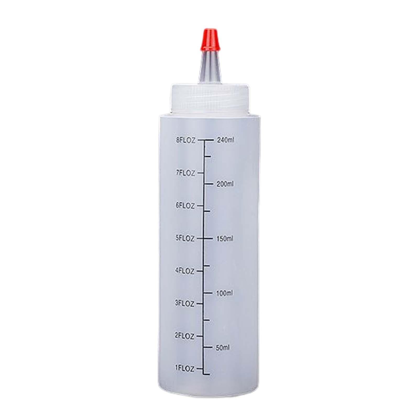 6xSalad Dressing Bottle Leakproof Ketchup Dispenser for home 240ml