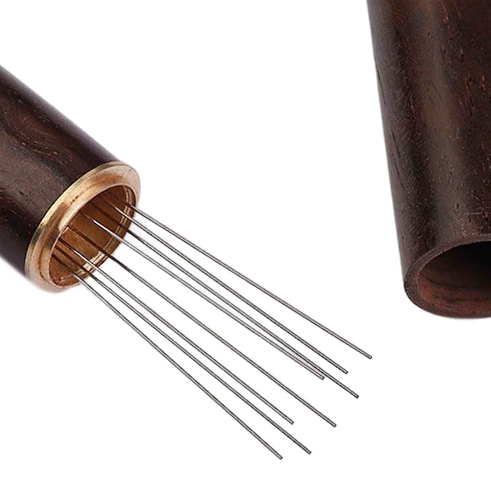 Coffee Tamper Distributor Coffee Distributor Leveler Wood for Hotel Home 8 pins ordinary