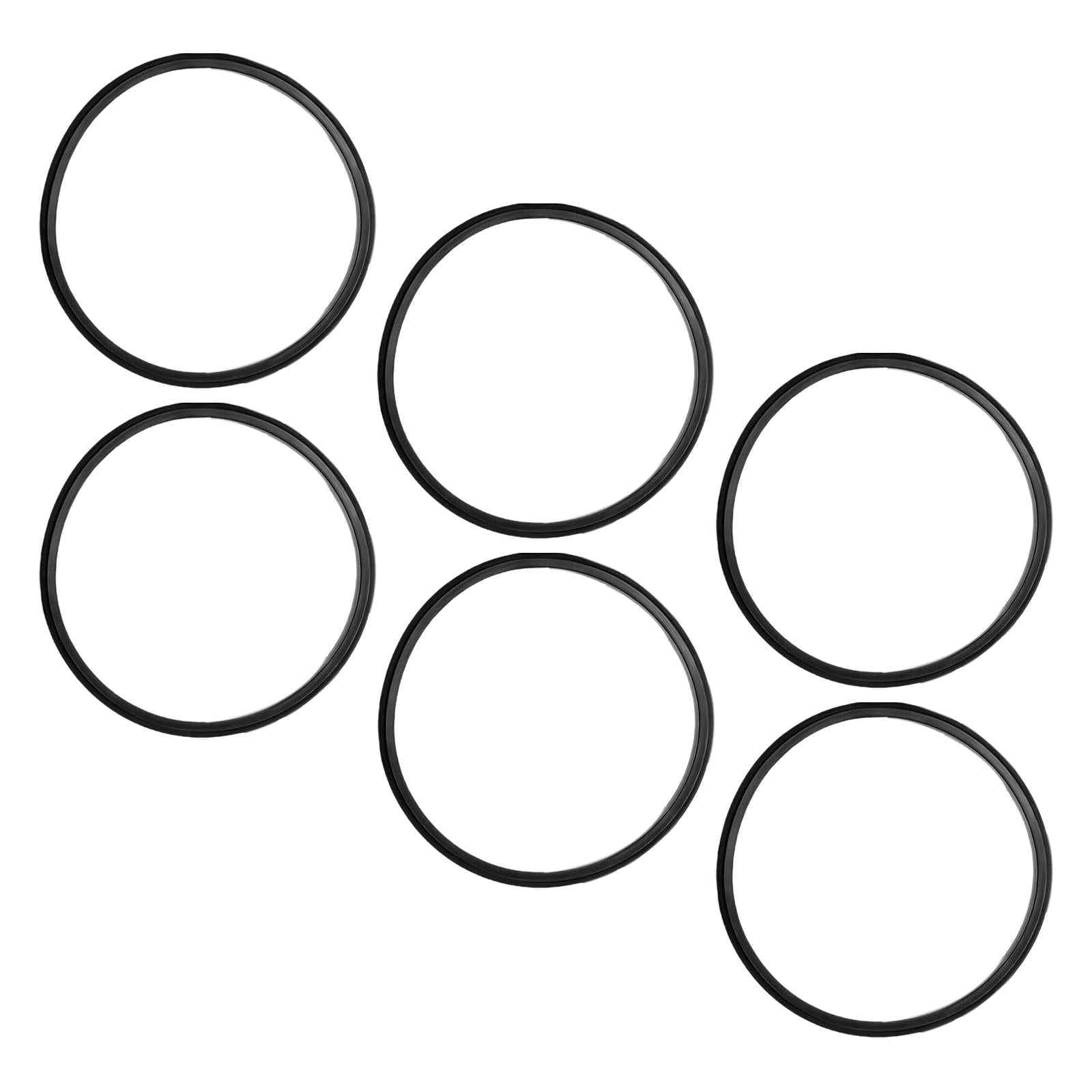 6 Pieces Silicone Gaskets Sealing Rings Sket Replacement for Food Containers