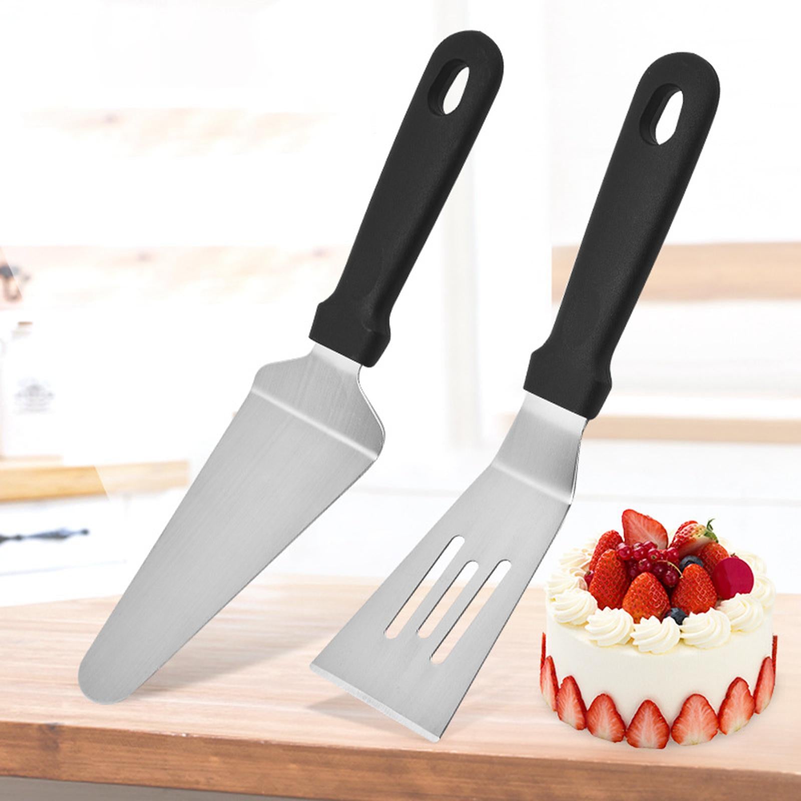 2xPie Server Spatula Pizza Shovel Non Slip Handle Baking Tool for Desserts Style A 