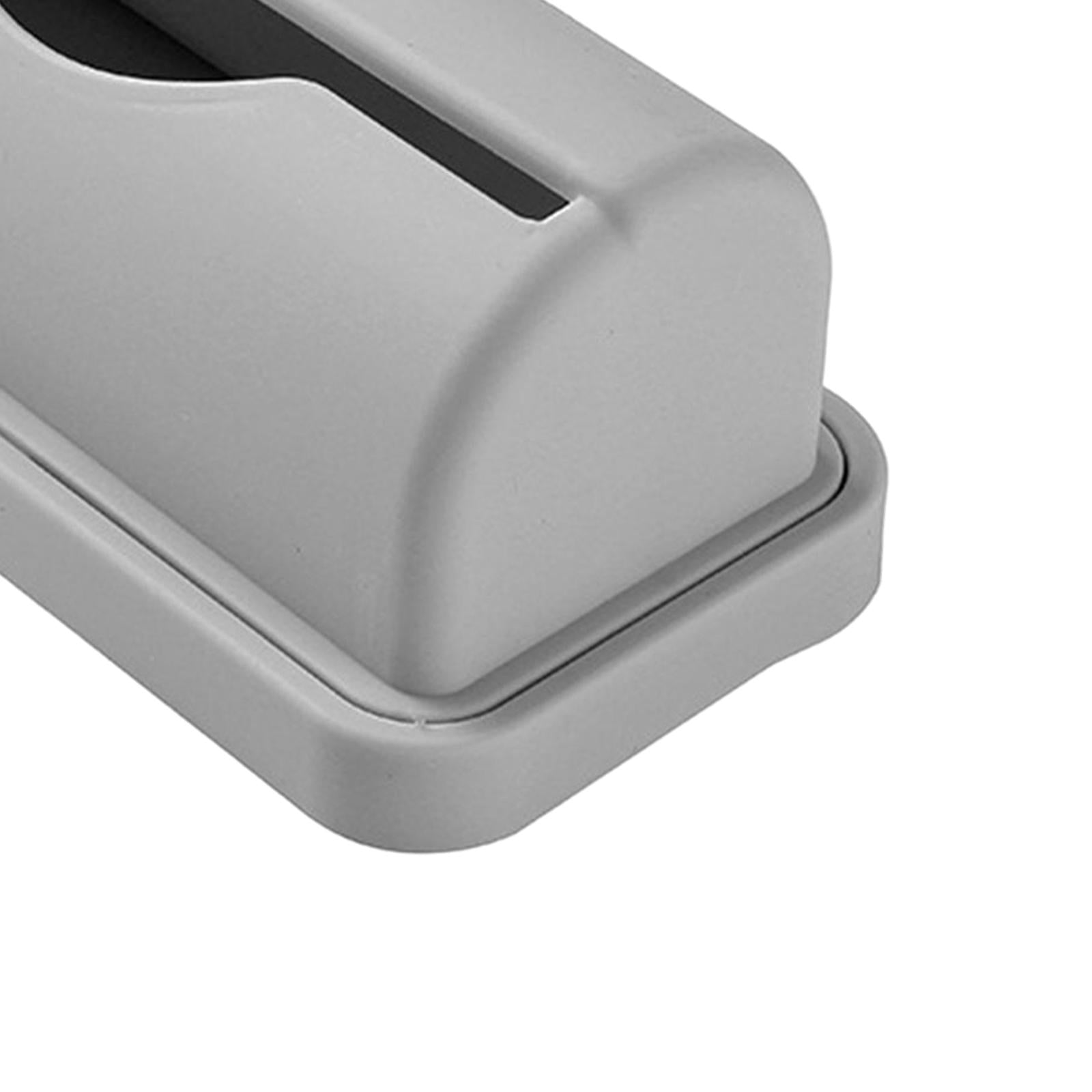 4xWall Mount Trash Bag Dispenser Hanging for Living Room Cabinet Ornament Grey