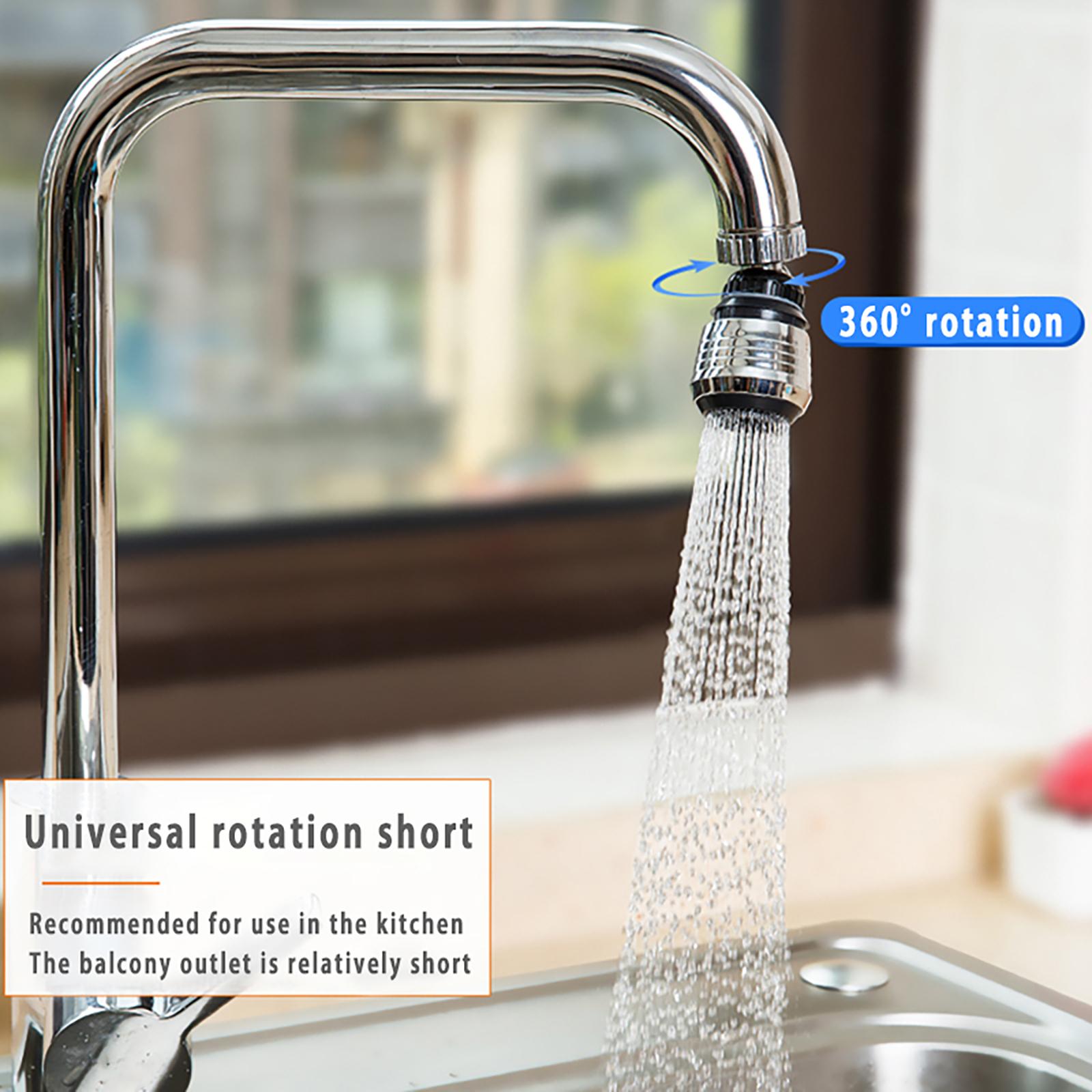 4xNozzle Filter Tap Adapter shower Switch Stop Button Water Saving Device