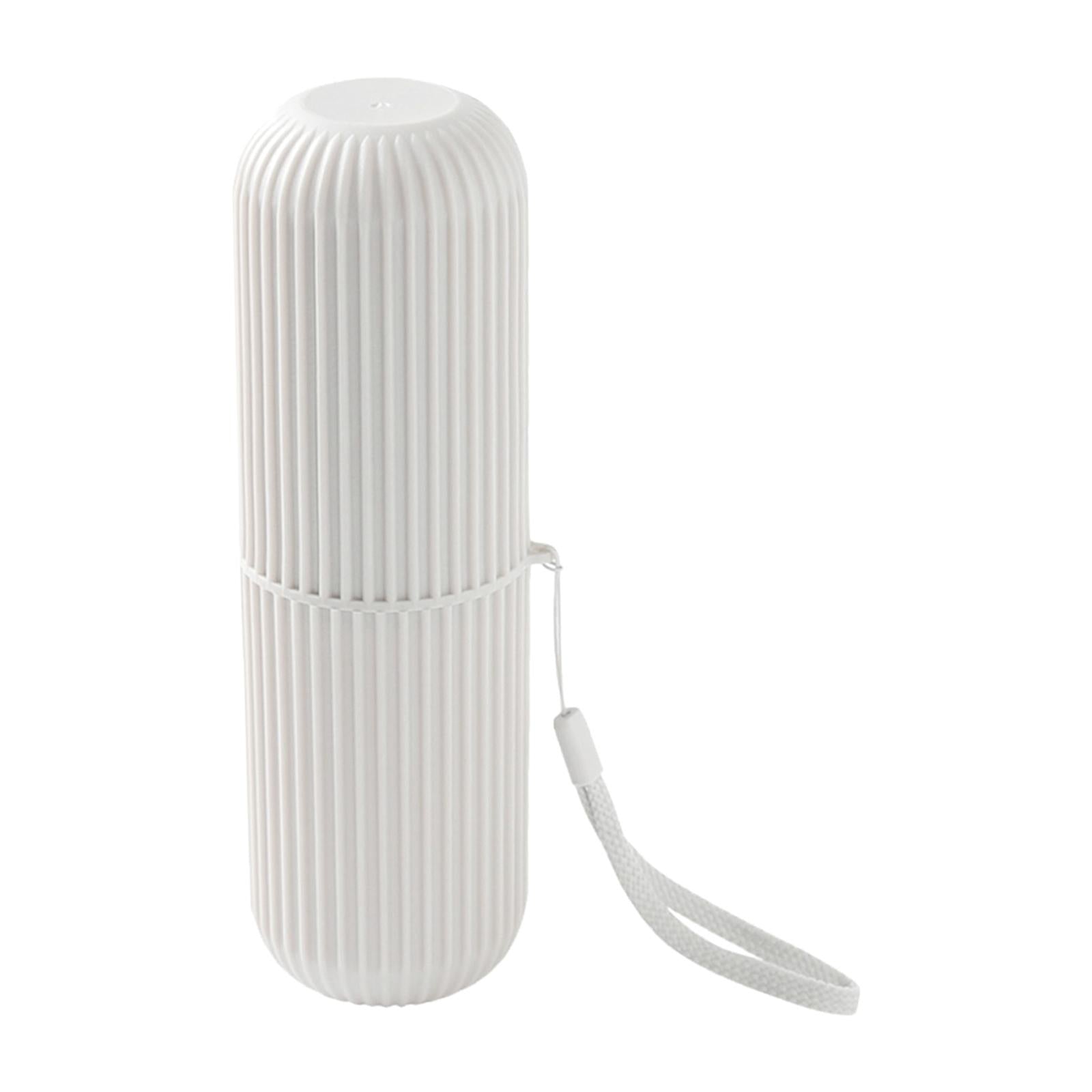 2xBusiness Trips Wash Cup Holder Dustproof for School Outdoor Family Daily Use white